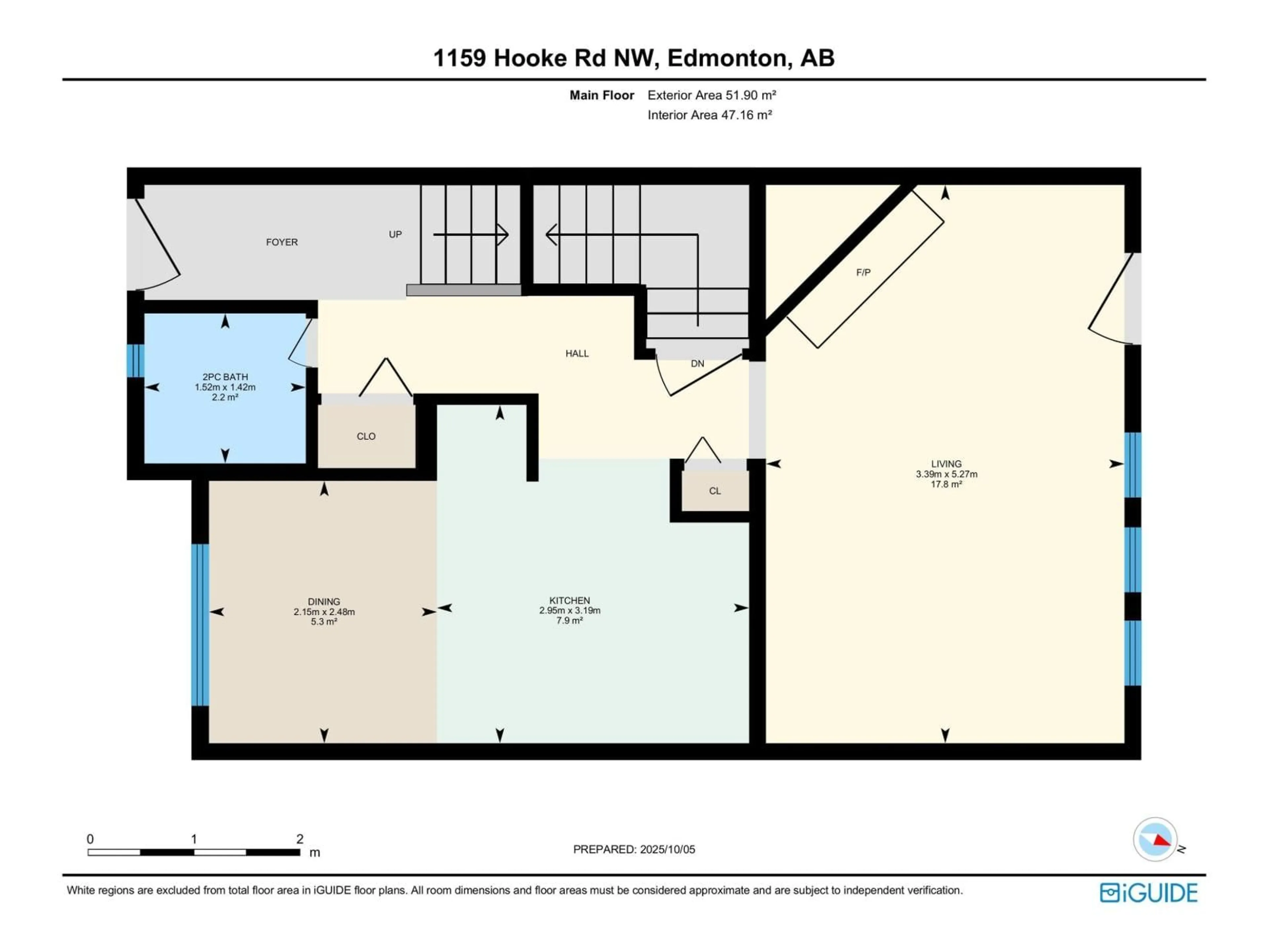 Floor plan for 1159 HOOKE RD, Edmonton Alberta T5A4A5