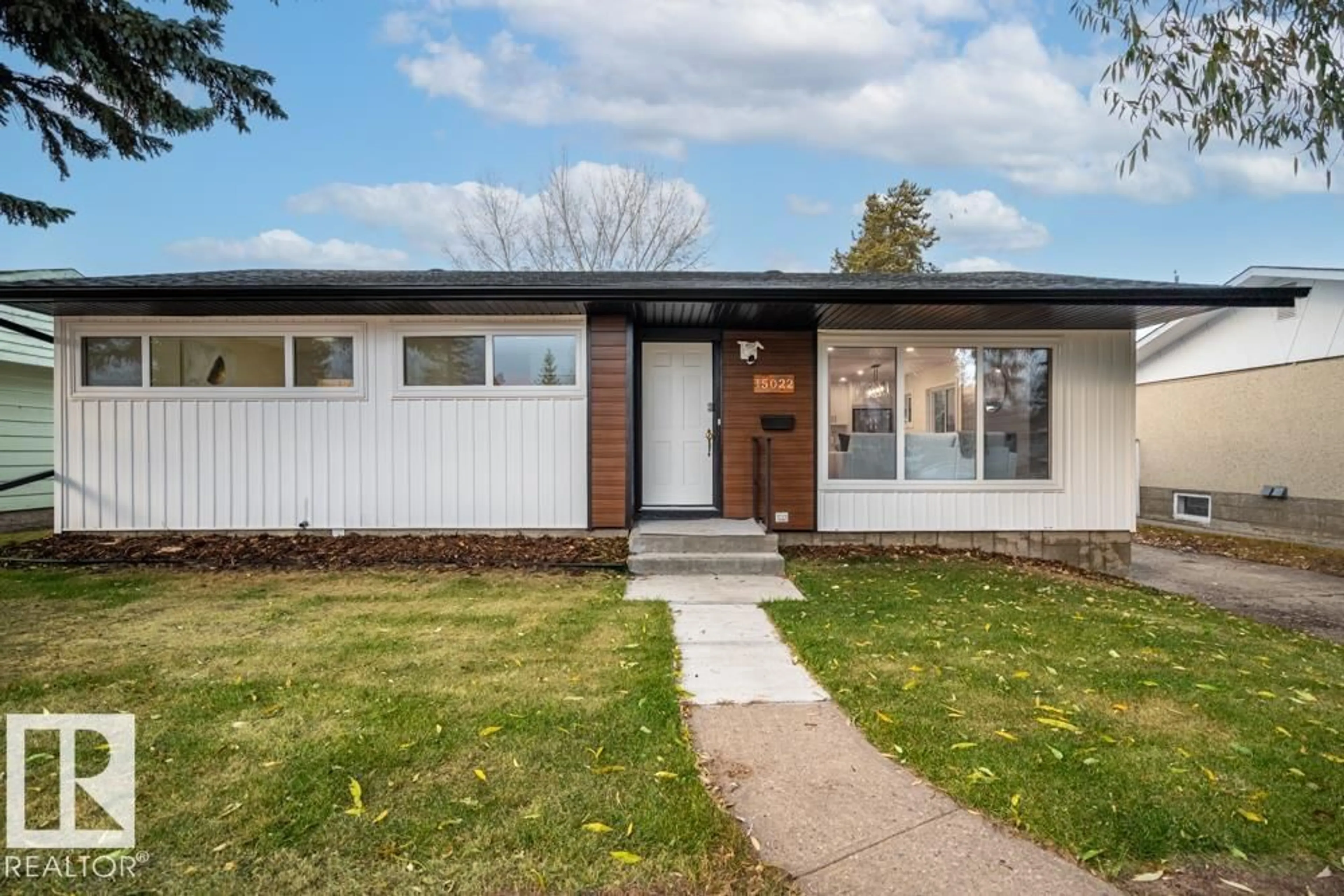 Home with brick exterior material, street for 15022 86 AV, Edmonton Alberta T5R4C1