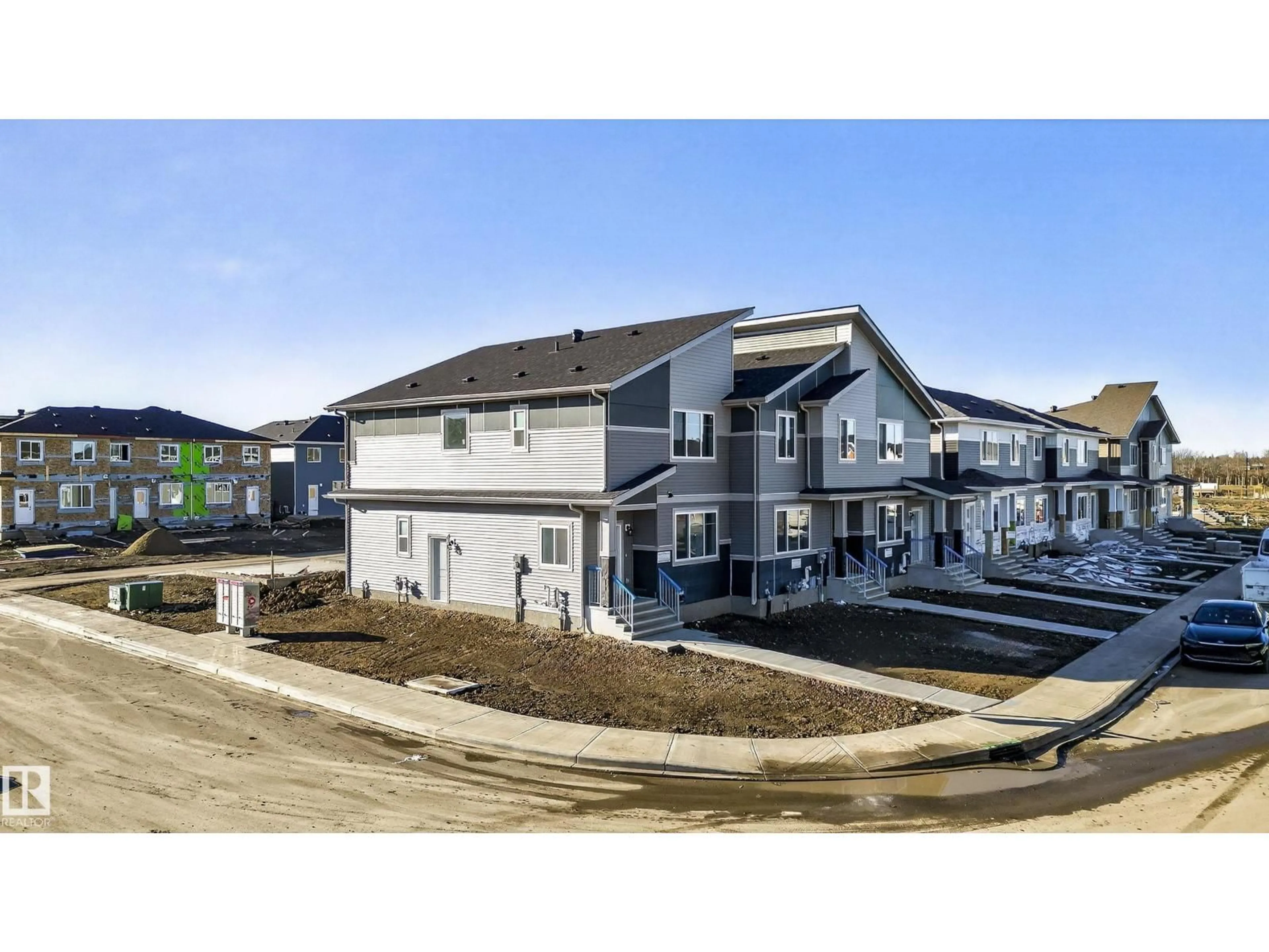 A pic from outside/outdoor area/front of a property/back of a property/a pic from drone, street for 116 PIERWYCK LO, Spruce Grove Alberta T7X4G2