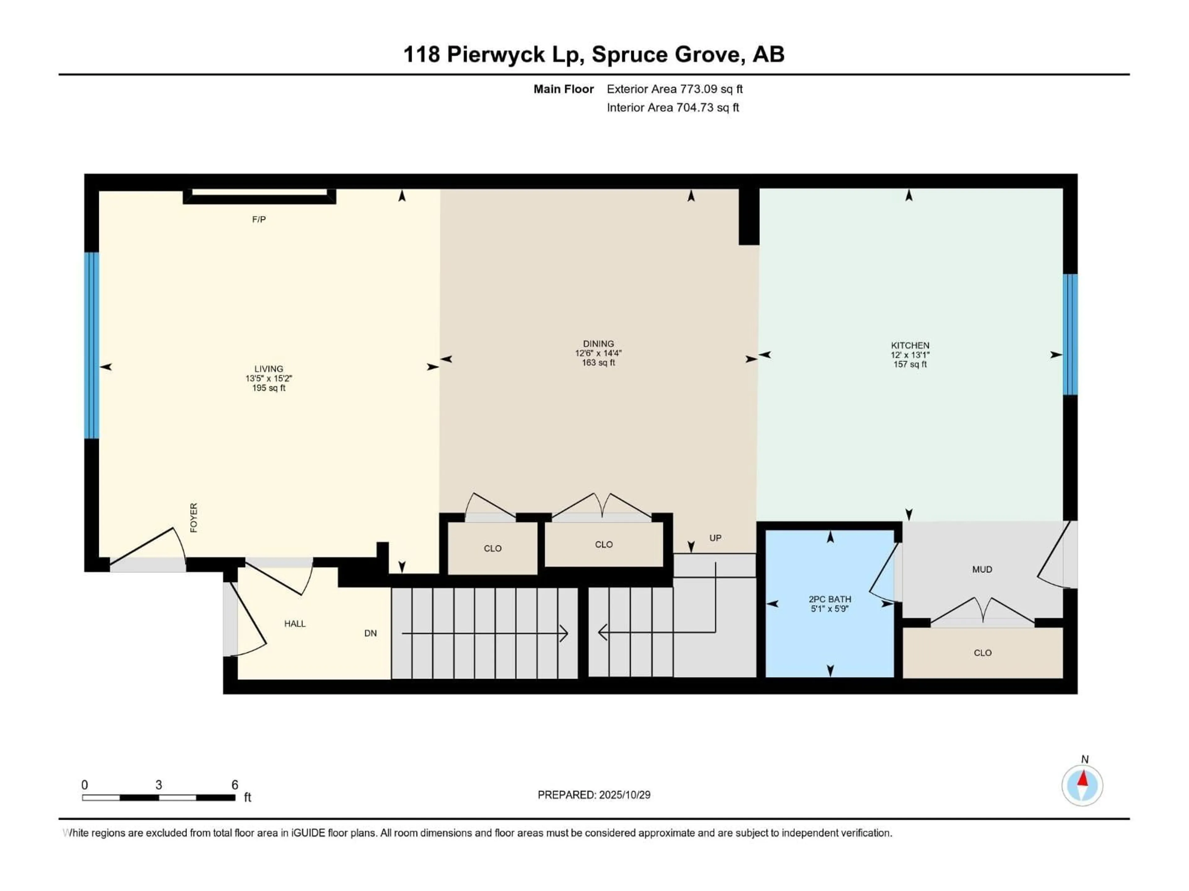 Floor plan for 118 PIERWYCK LO, Spruce Grove Alberta T7X4G2