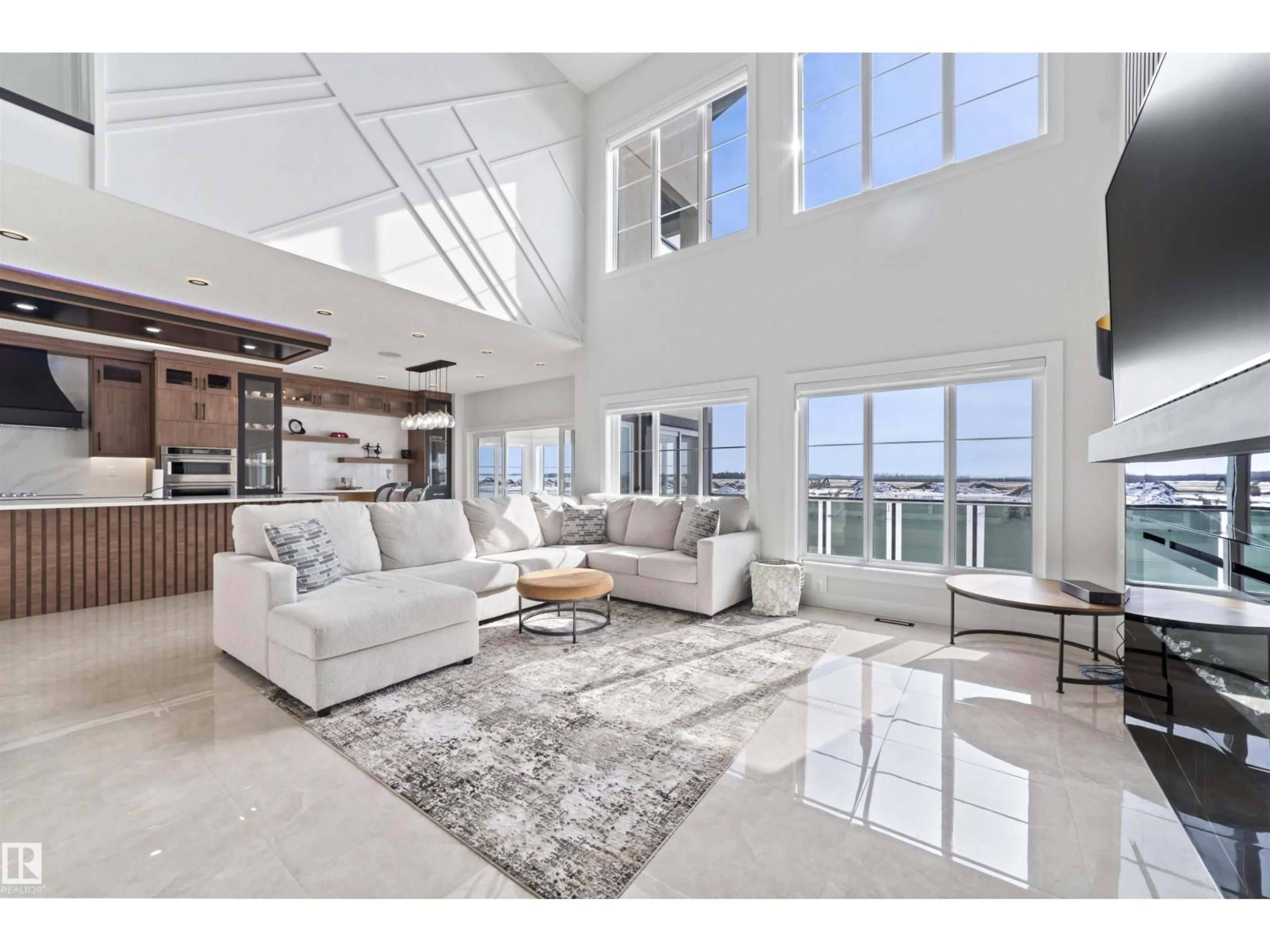 Living room with furniture, ceramic/tile floor for NE - 6403 26 ST, Rural Leduc County Alberta T4X3A6