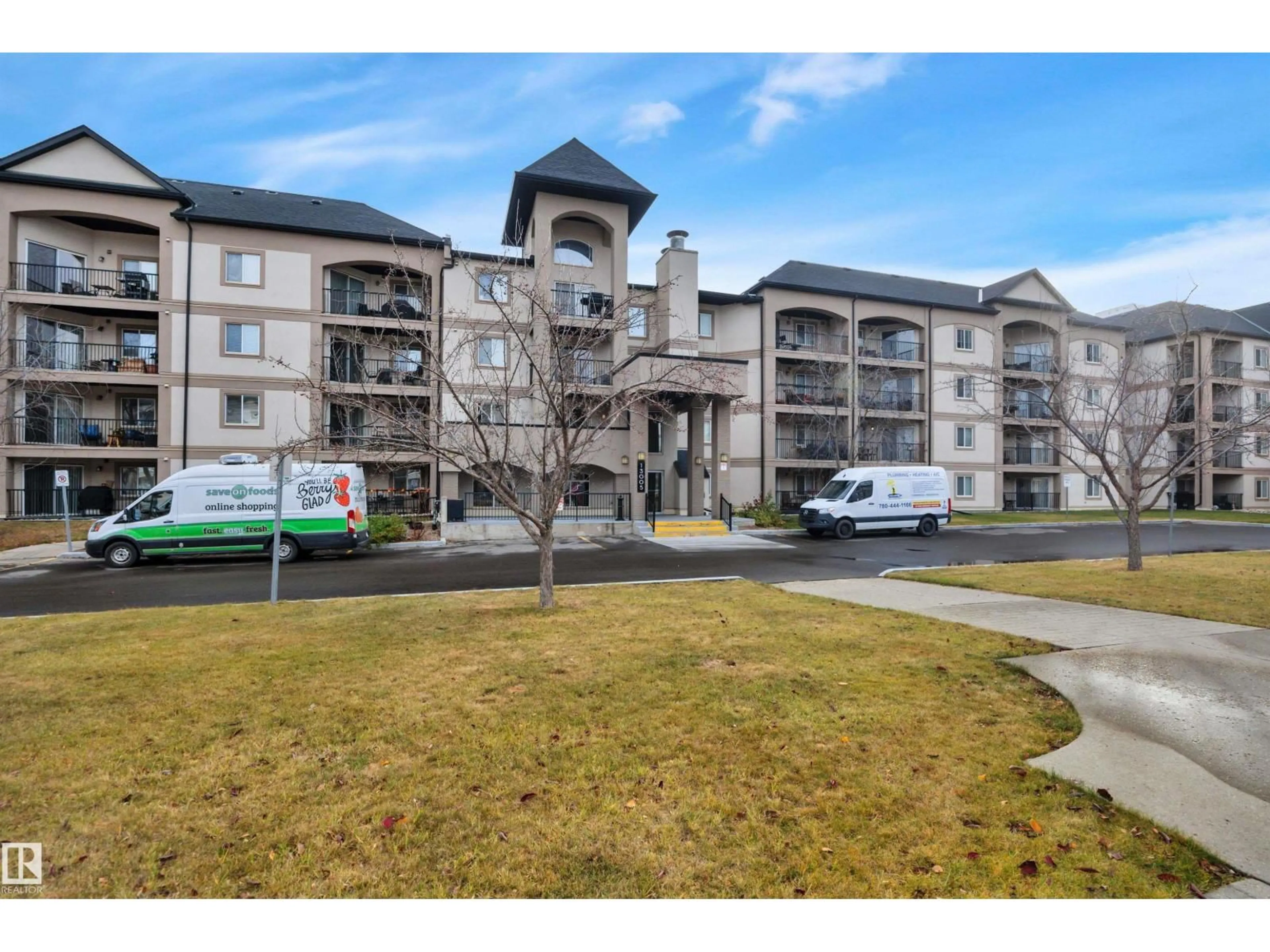 A pic from outside/outdoor area/front of a property/back of a property/a pic from drone, unknown for #121 - 13005 140 AV, Edmonton Alberta T6V1X1