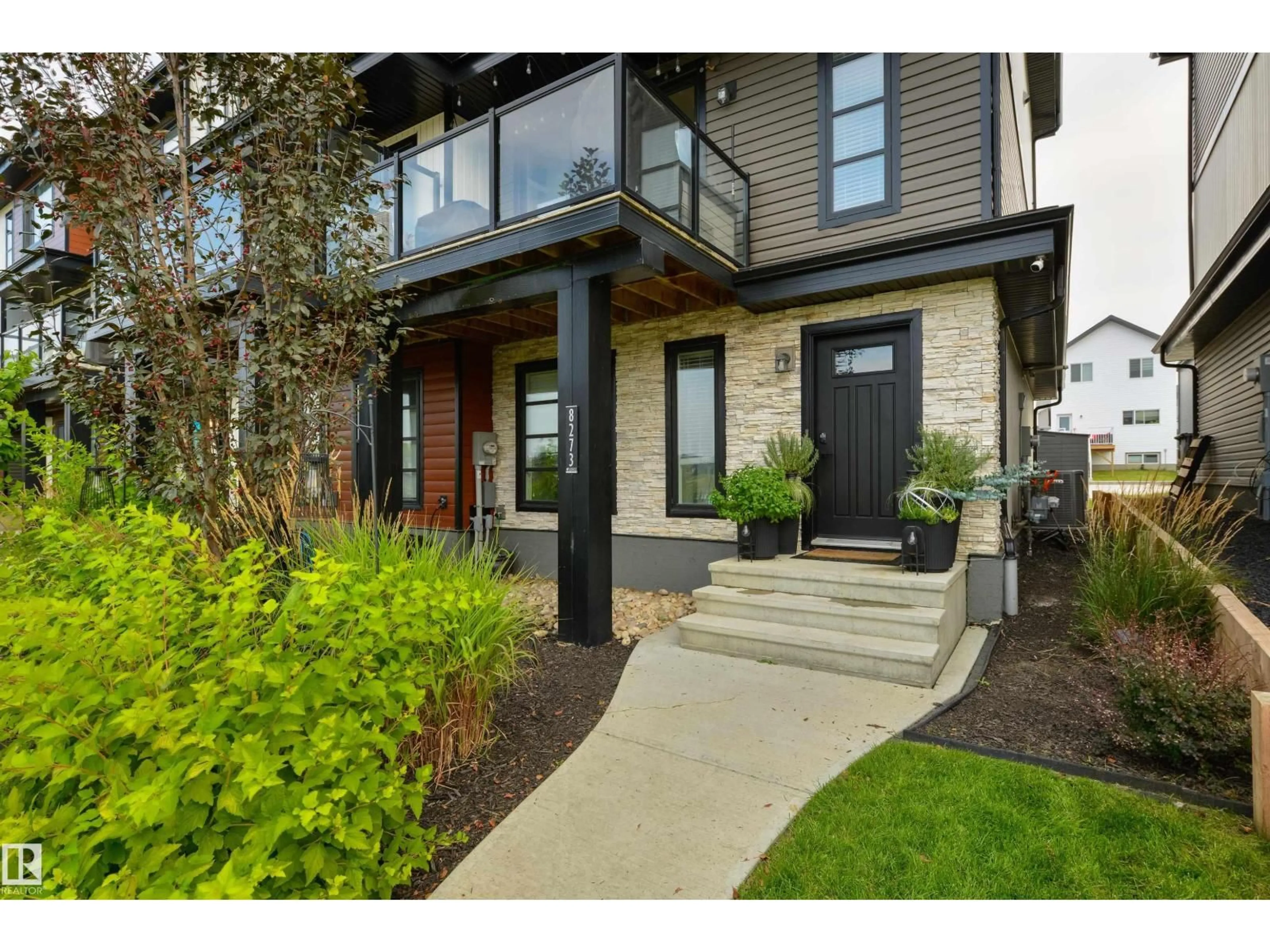 Home with brick exterior material, street for 8273 CHAPPELLE WY, Edmonton Alberta T6W1A6