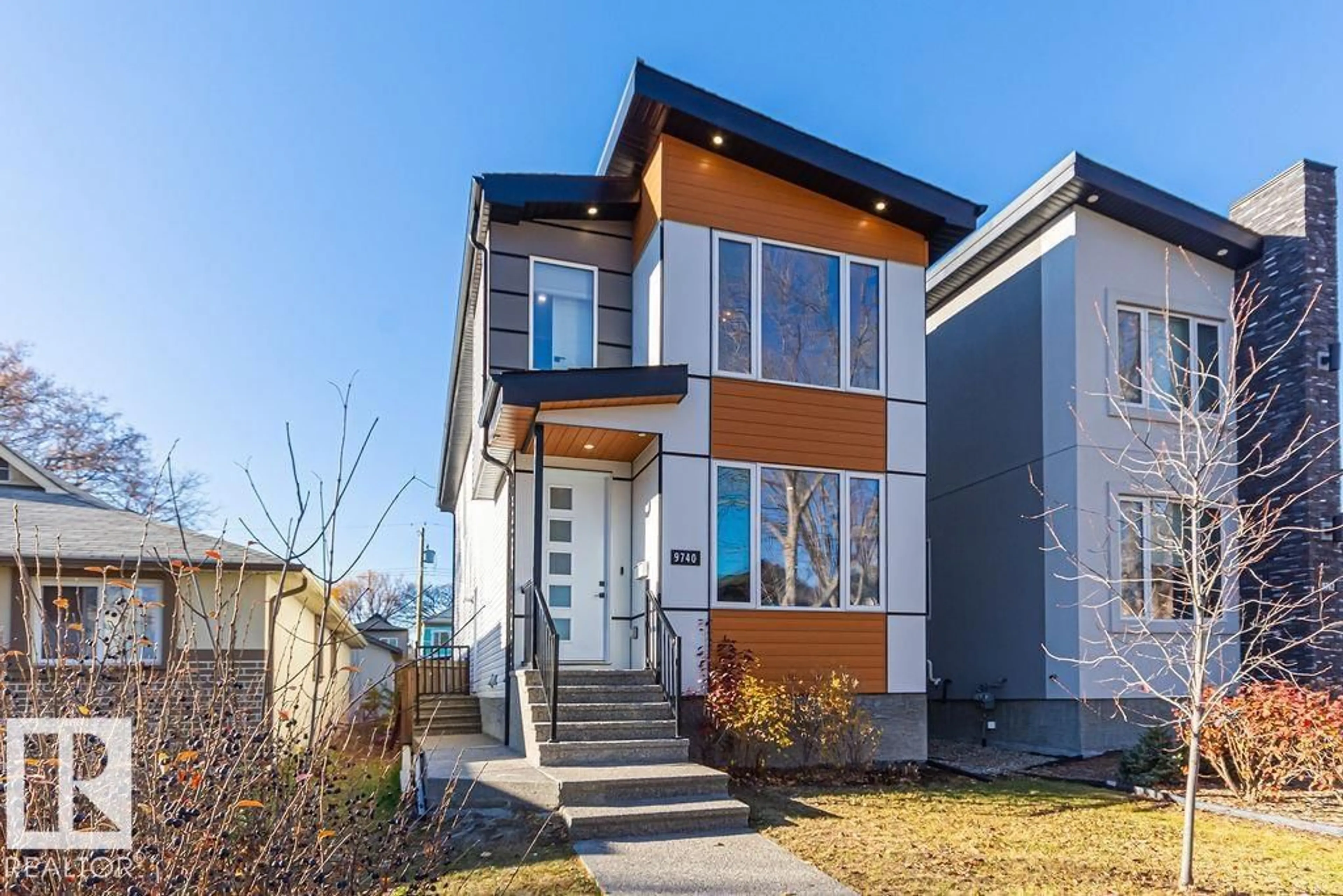 Home with brick exterior material, street for NW - 9740 152 ST, Edmonton Alberta T5P1X1