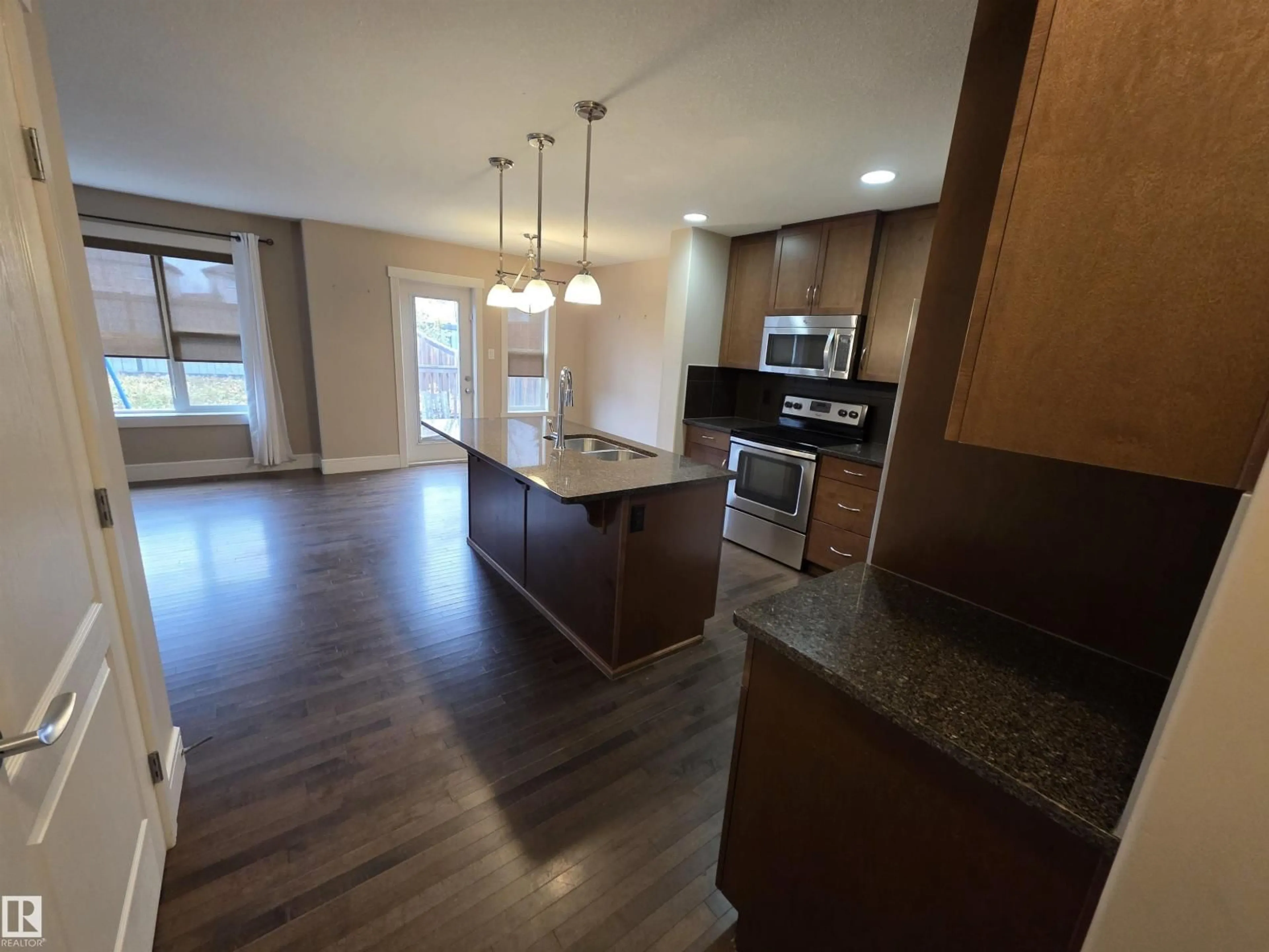 Open concept kitchen, wood/laminate floor for 2008 WESTERRA LO, Stony Plain Alberta T5S0A1