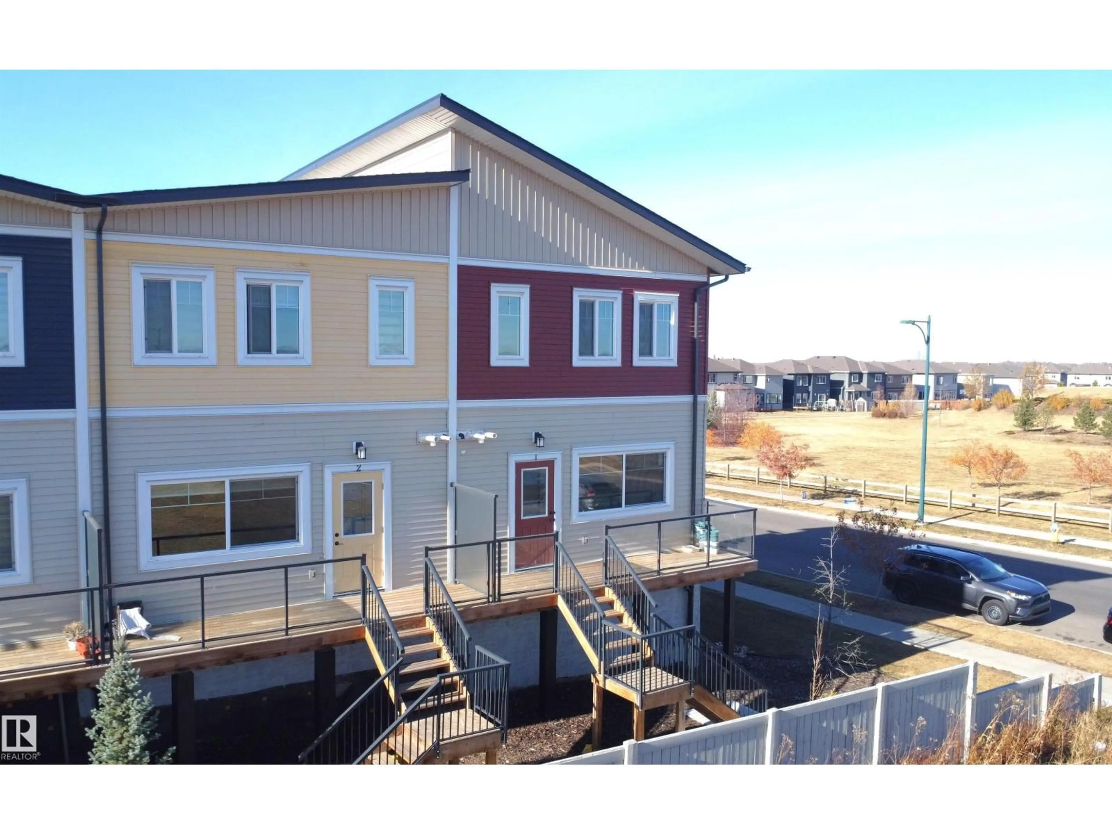 A pic from outside/outdoor area/front of a property/back of a property/a pic from drone, building for 2 - 2803 14 AV, Edmonton Alberta T6T2K4