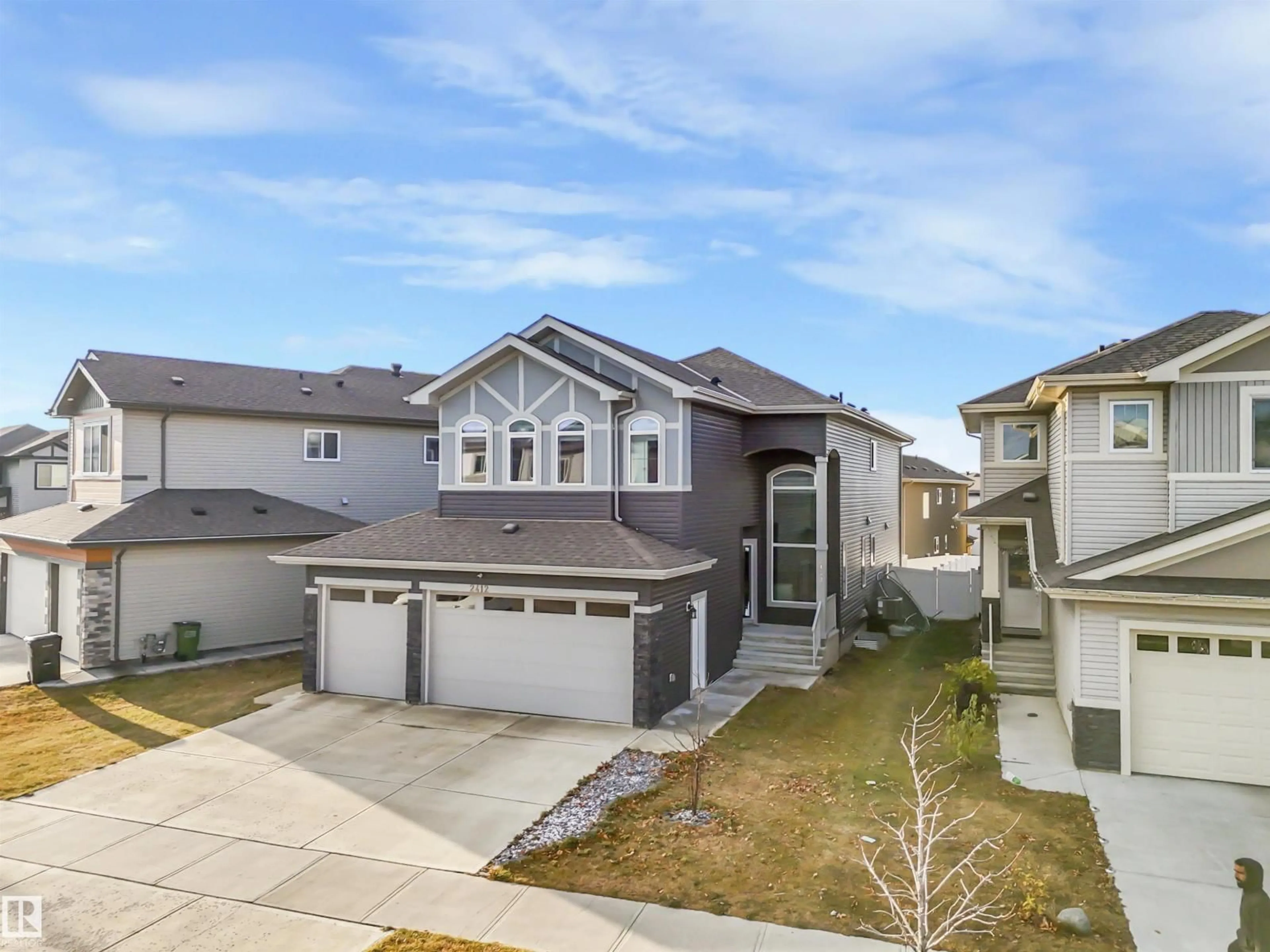 A pic from outside/outdoor area/front of a property/back of a property/a pic from drone, street for 2412 14 AV, Edmonton Alberta T6T2J8