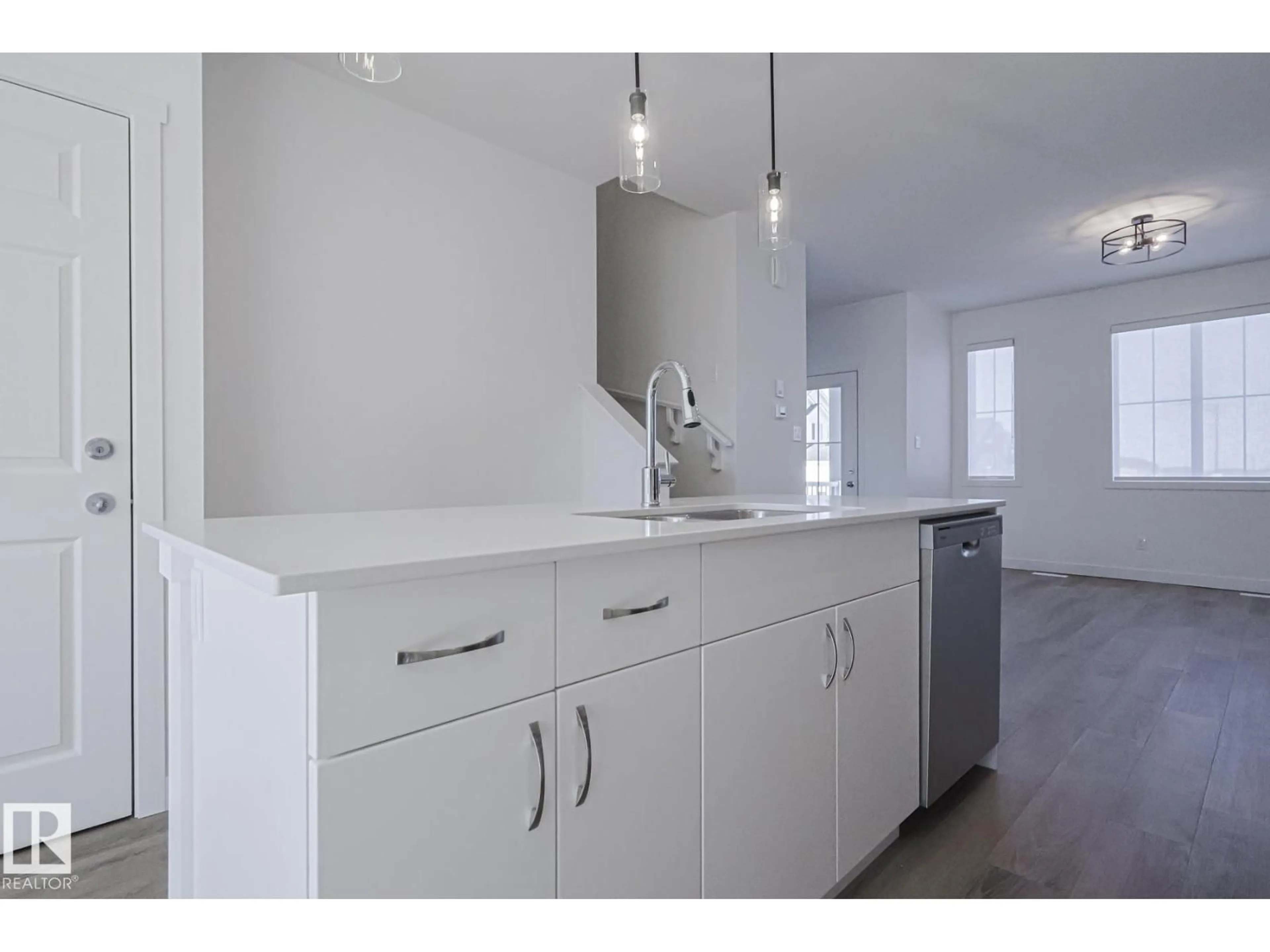 Open concept kitchen, unknown for SW - 6347 KING WD, Edmonton Alberta T6W5P1