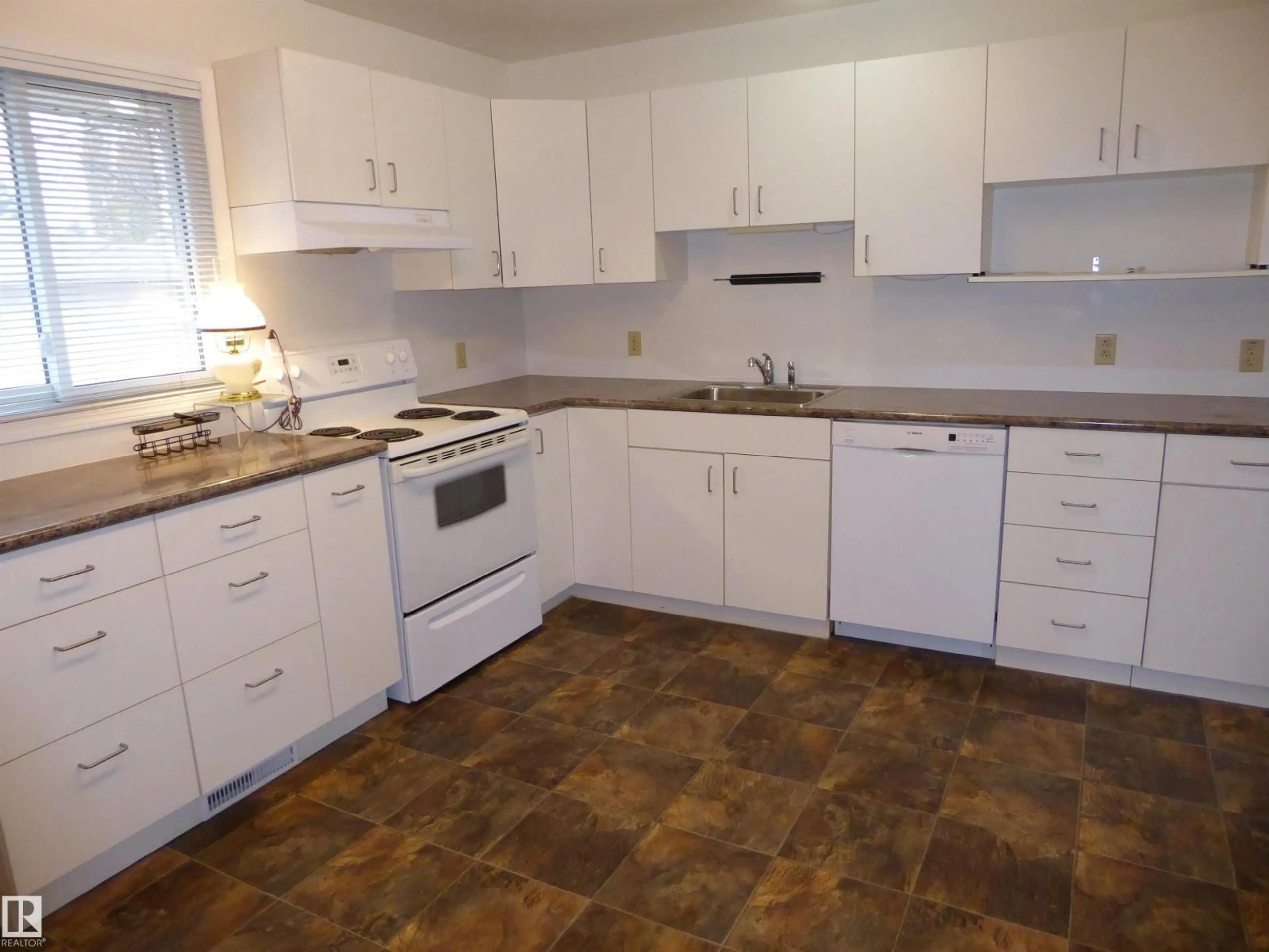 Standard kitchen, ceramic/tile floor for 11056 159 ST, Edmonton Alberta T5P3C3