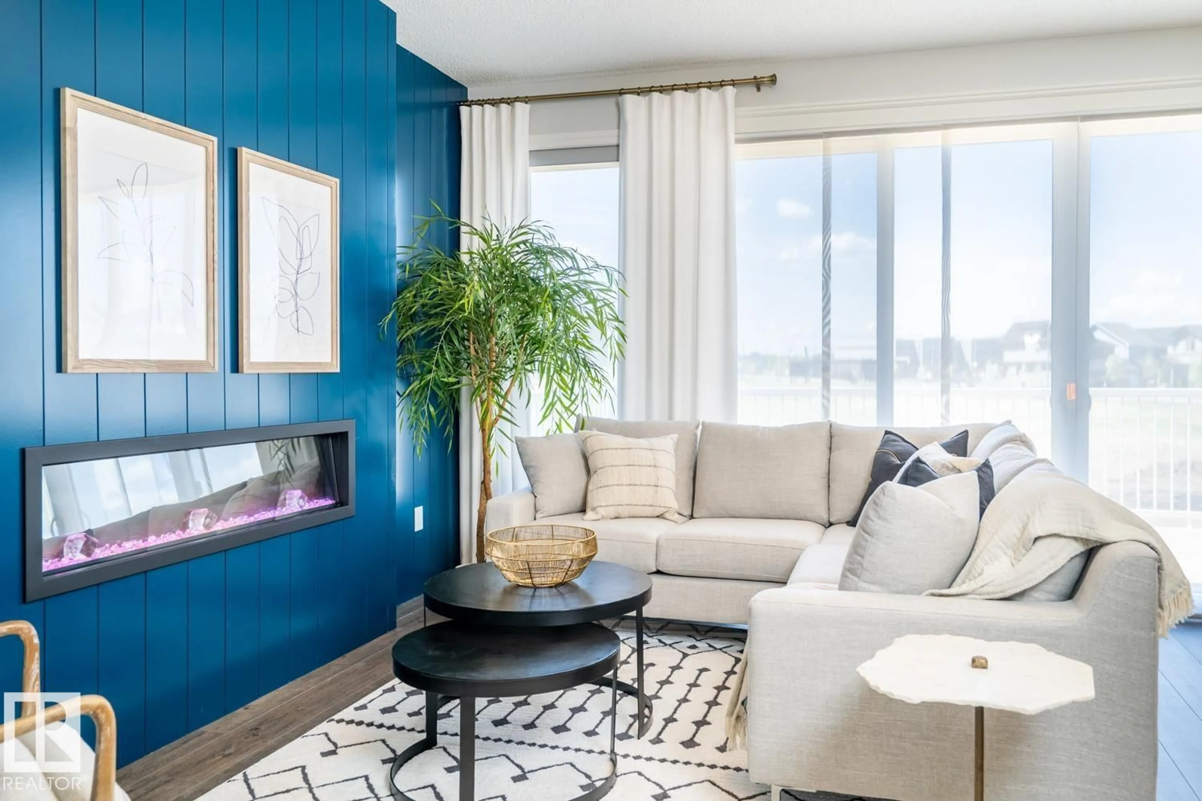 Living room with furniture, unknown for NW - 2262 194A ST, Edmonton Alberta T6M1P7