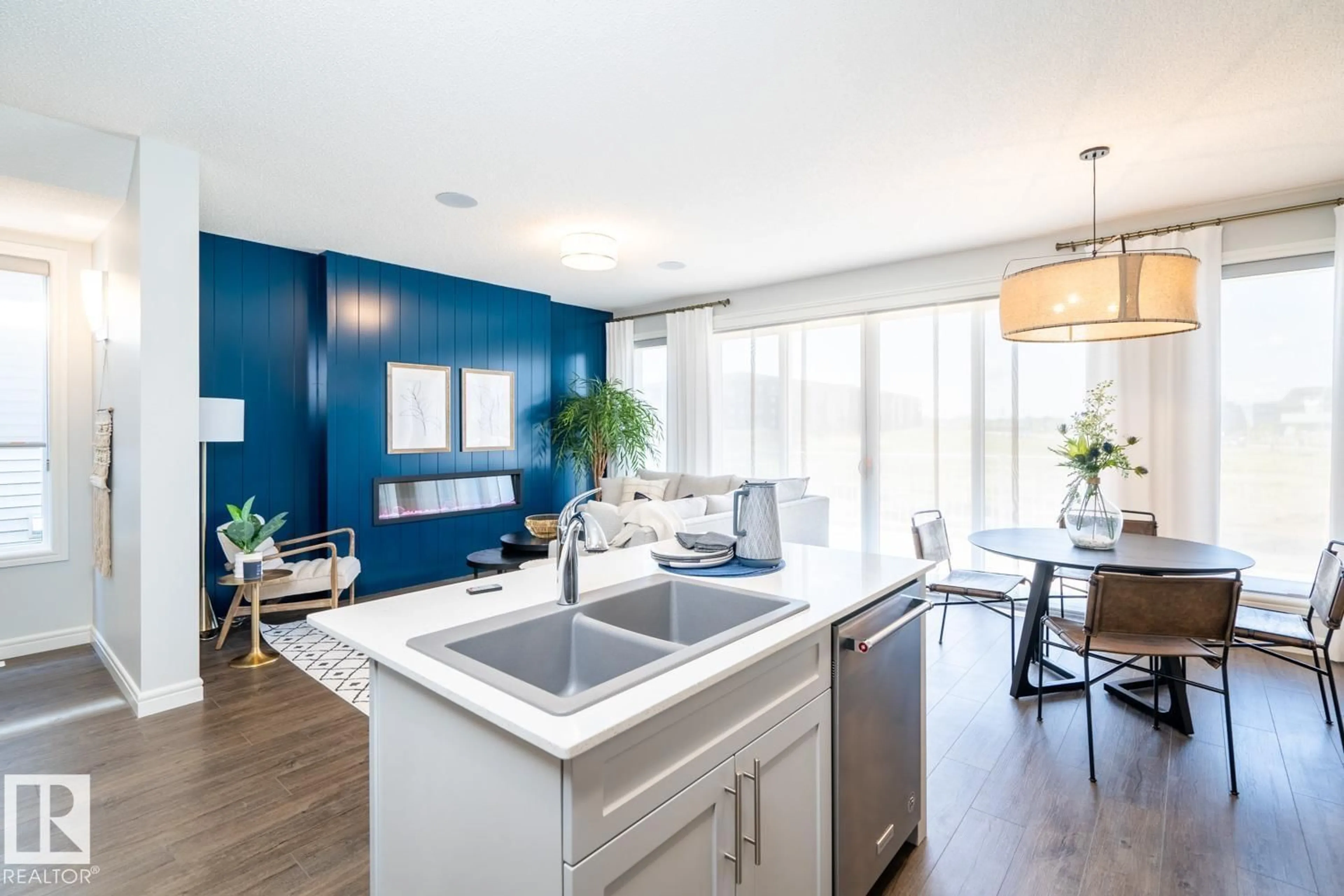 Open concept kitchen, unknown for NW - 2262 194A ST, Edmonton Alberta T6M1P7