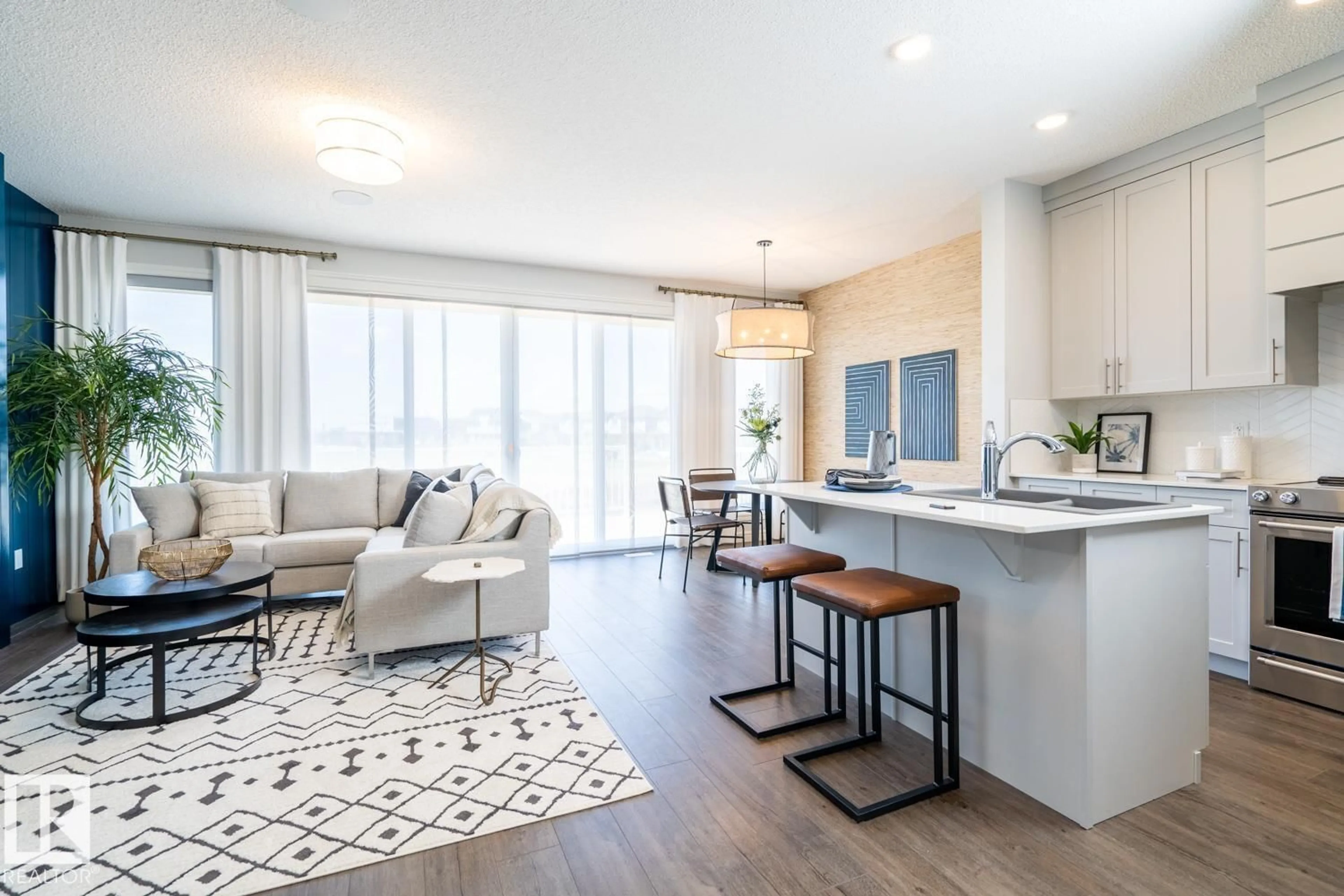 Open concept kitchen, unknown for NW - 2262 194A ST, Edmonton Alberta T6M1P7