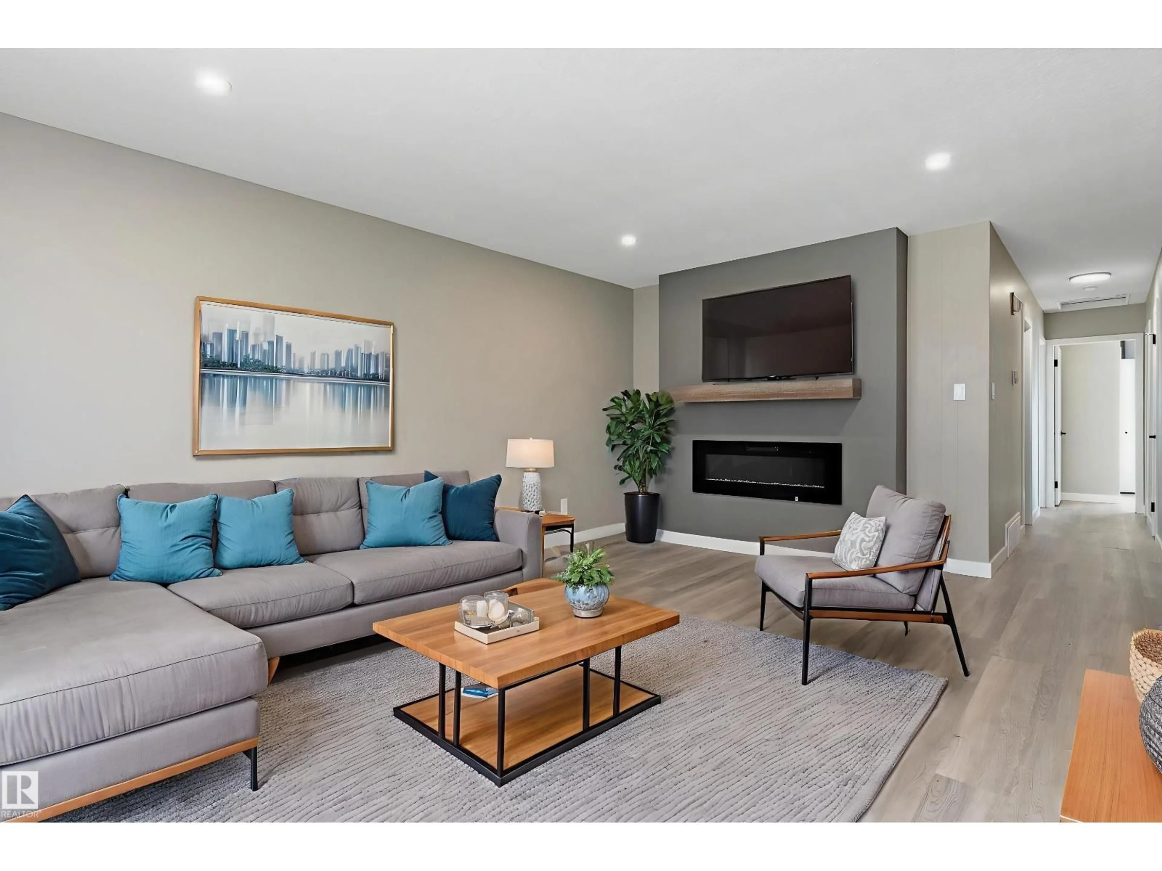 Living room with furniture, unknown for 10157 145 ST, Edmonton Alberta T5N2X6