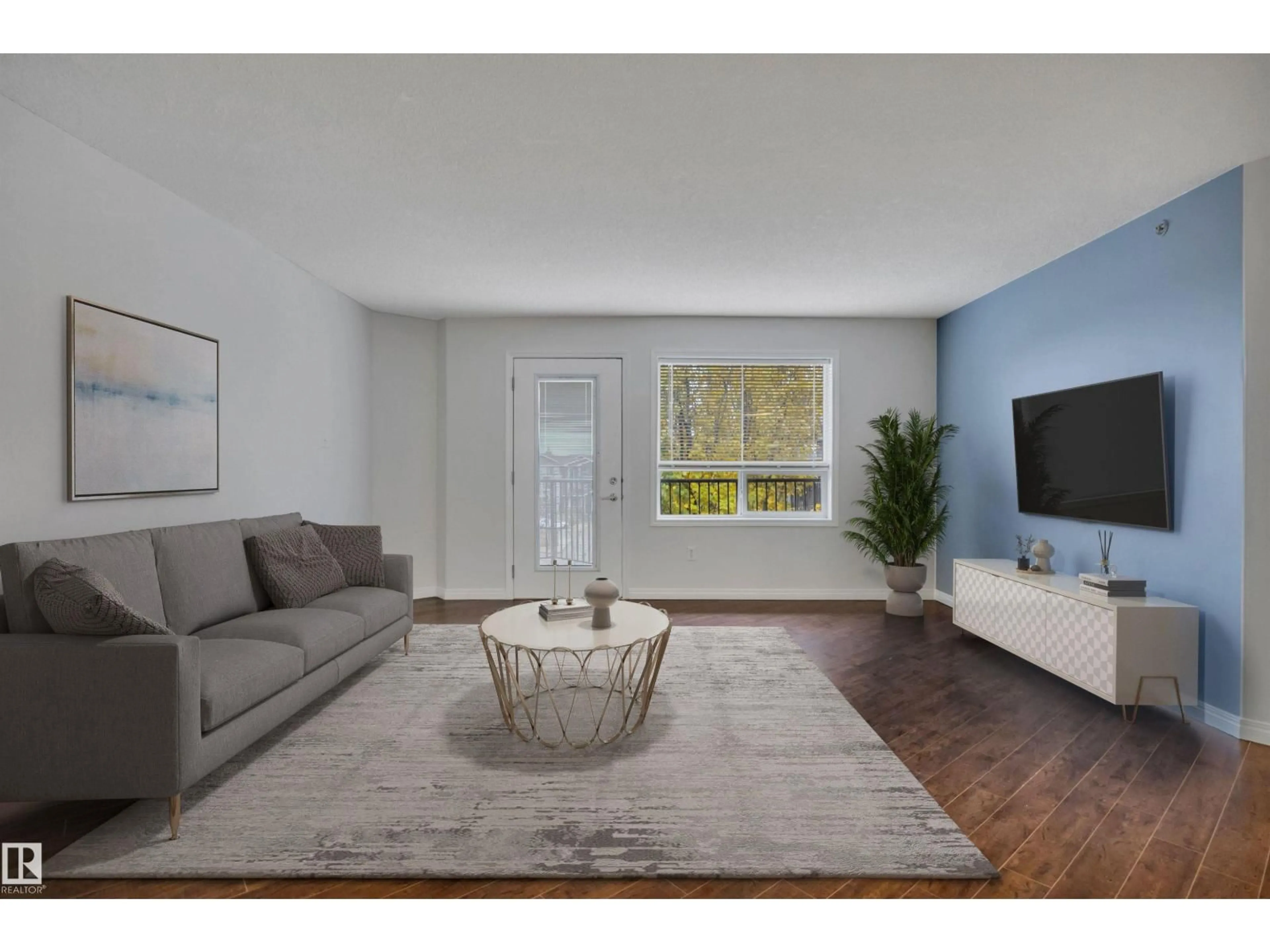 Living room with furniture, unknown for 9363 - 1431 SIMSON DR, Edmonton Alberta T6N0N2