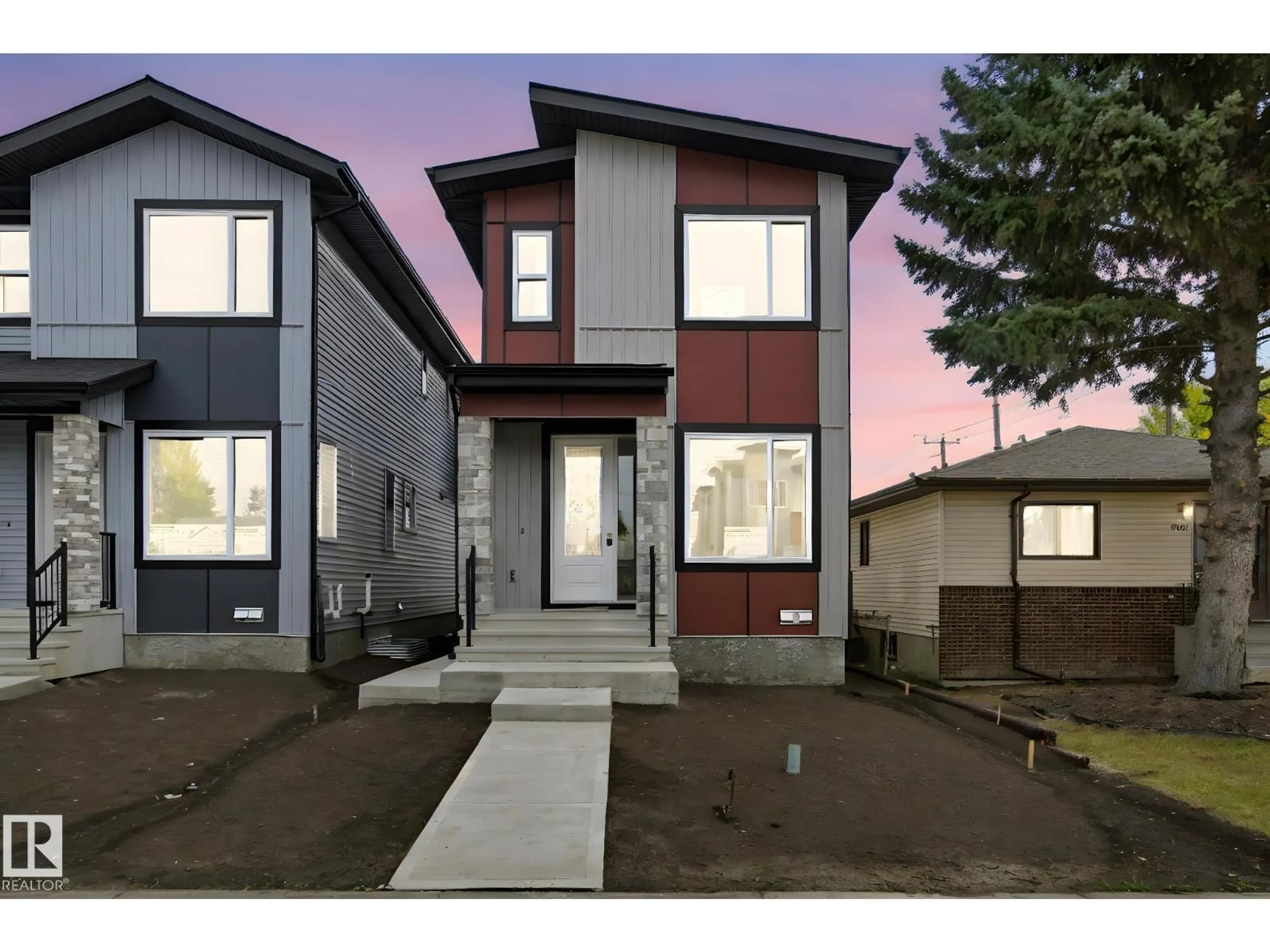 Home with vinyl exterior material, street for 9007 153 ST, Edmonton Alberta T5R1P4