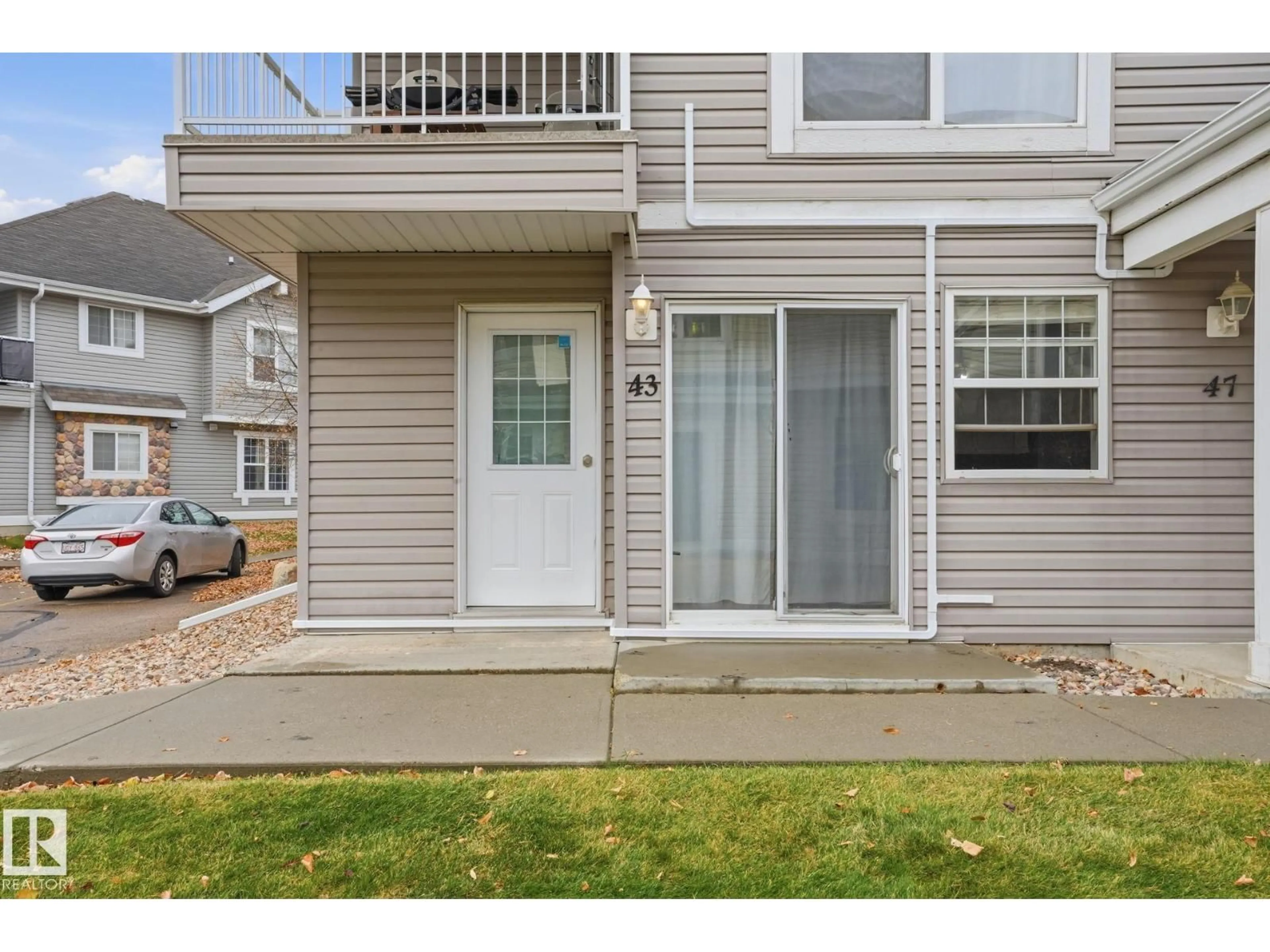 Patio, street for #43 - 150 EDWARDS DR, Edmonton Alberta T6X1M4