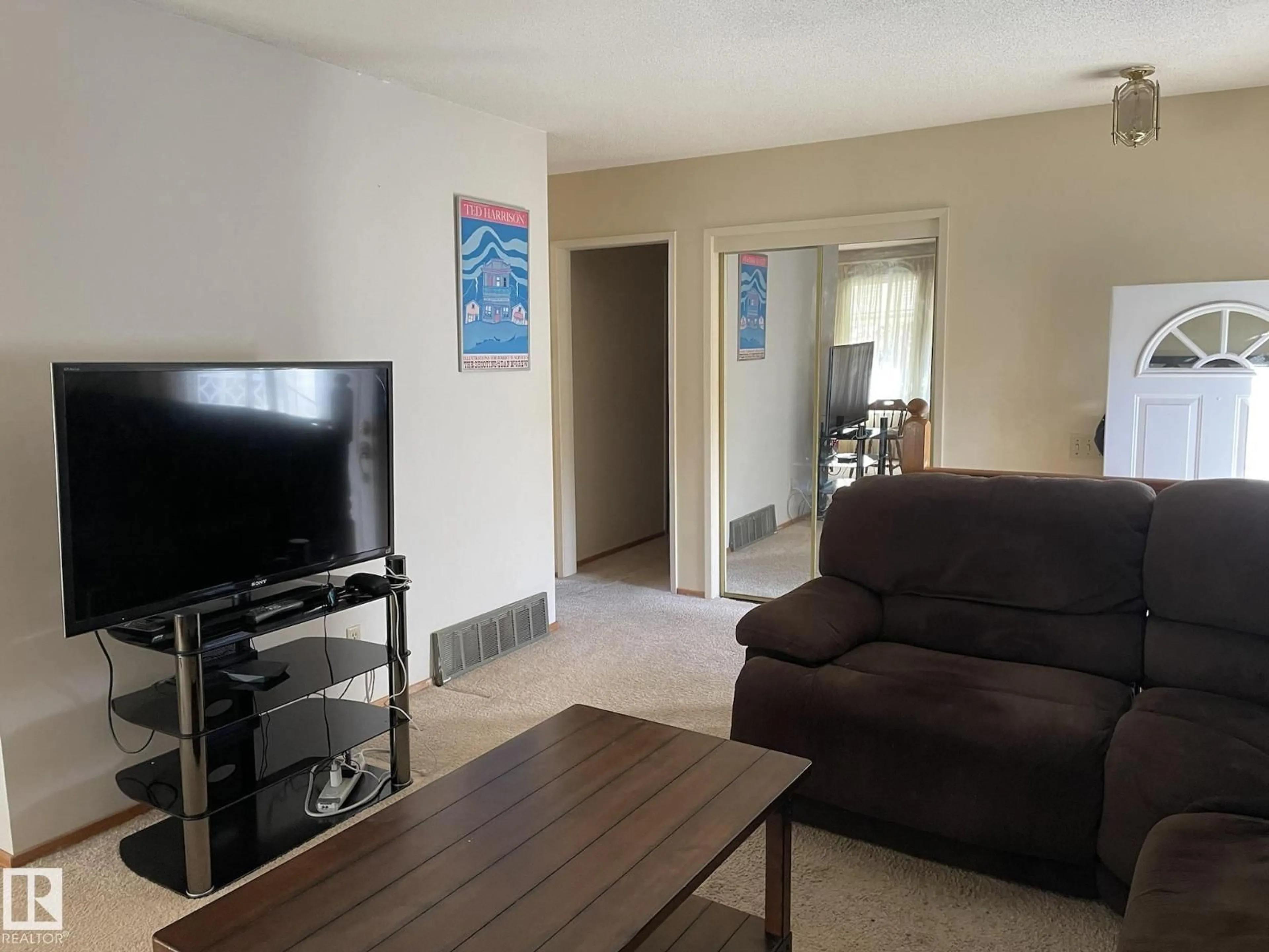 Living room with furniture, unknown for NW - 4327 114A ST, Edmonton Alberta T6J1N6