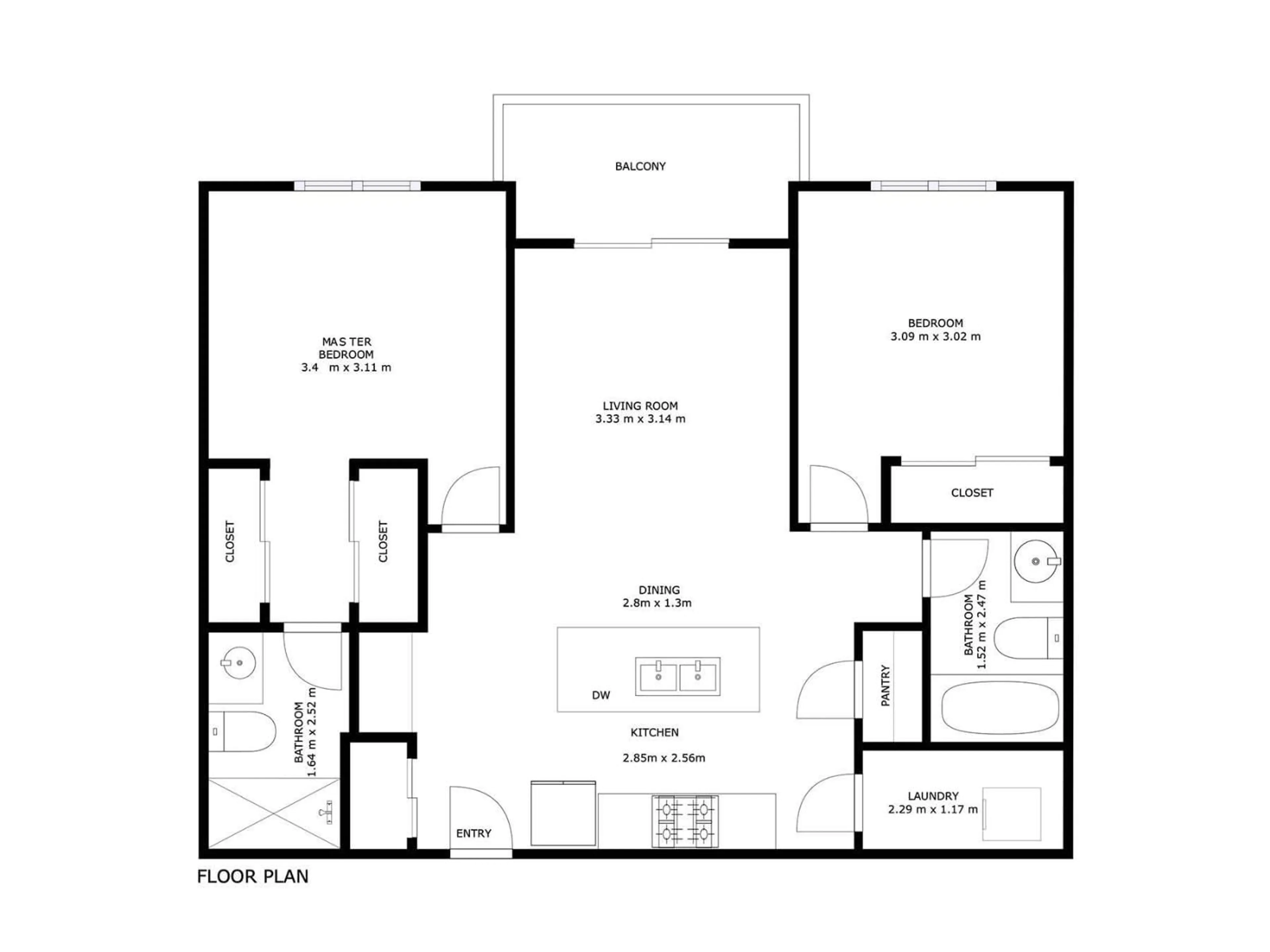 Floor plan for 406 - 1144 ADAMSON DR, Edmonton Alberta T6W2X7
