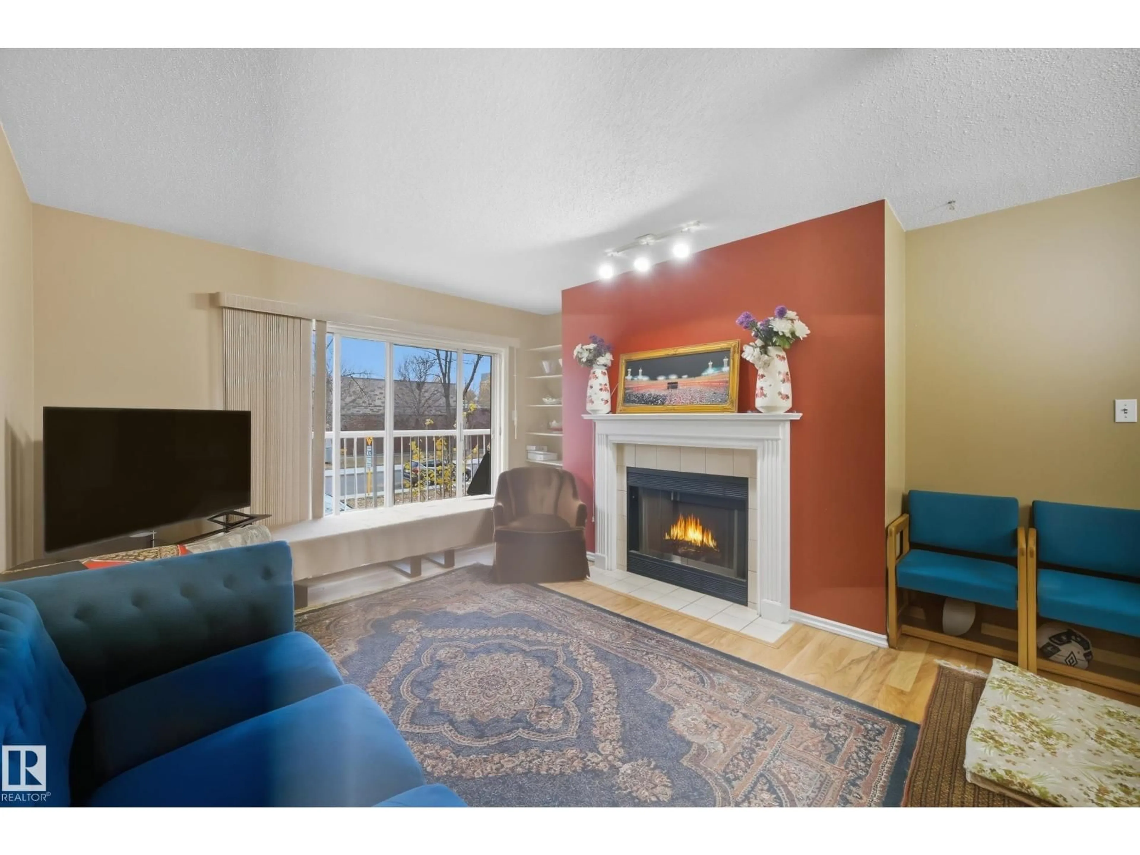 Living room with furniture, unknown for #201 - 9010 106 AV, Edmonton Alberta T5H5K3