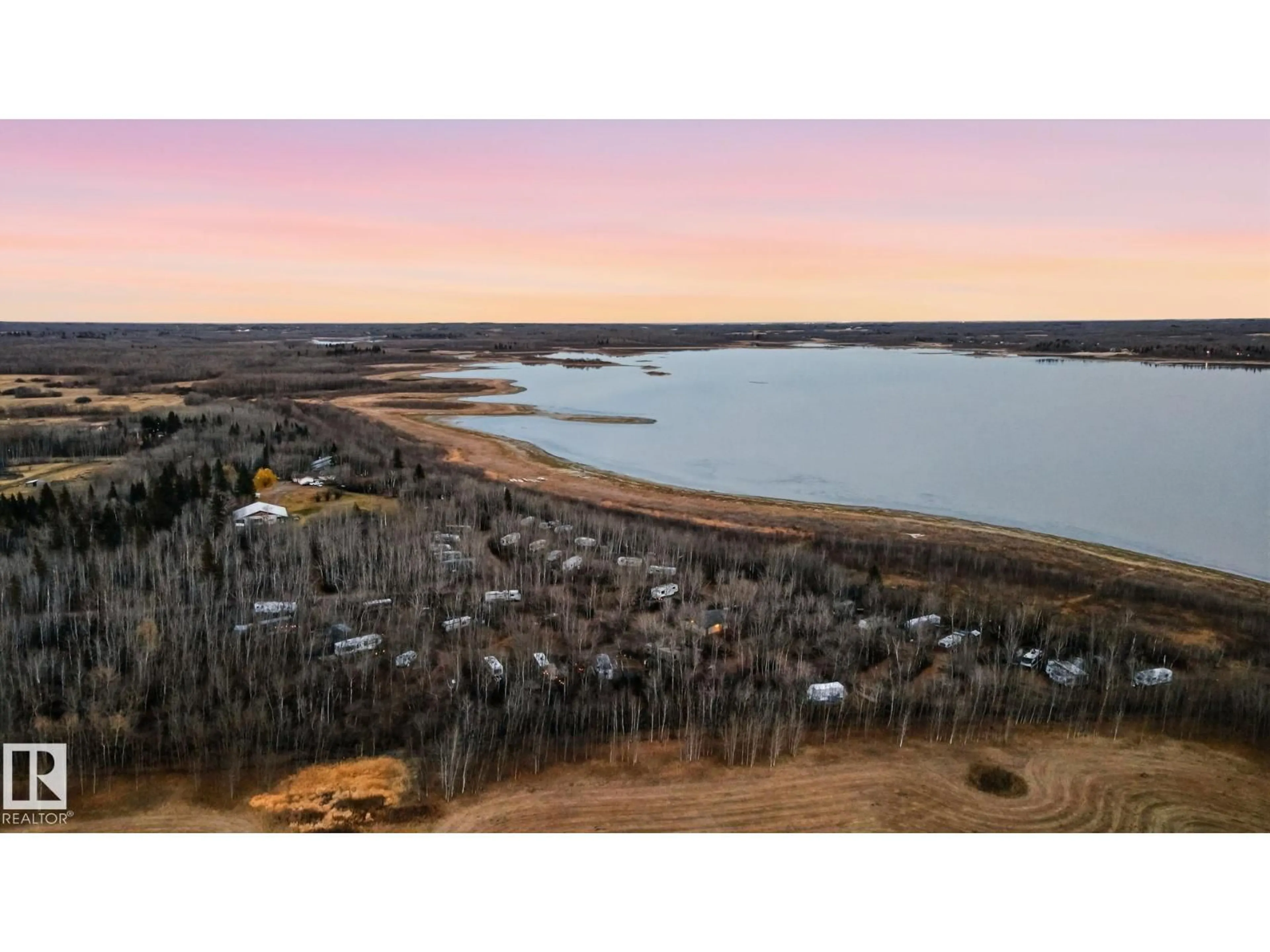 A pic from outside/outdoor area/front of a property/back of a property/a pic from drone, water/lake/river/ocean view for 51380A RGE ROAD 205, Rural Strathcona County Alberta T8G1G3