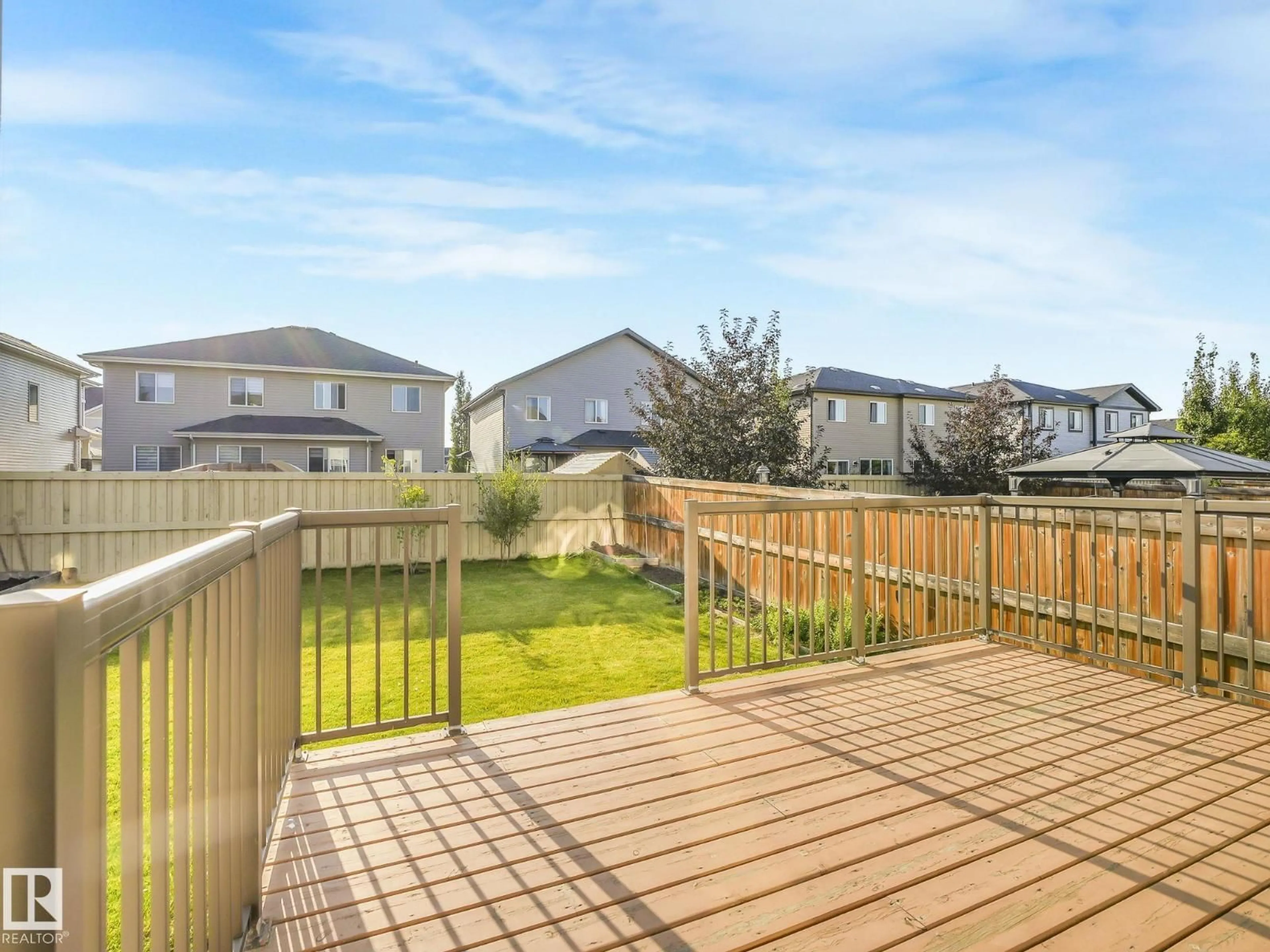 Patio, water/lake/river/ocean view for 2612 ADAM CO SW, Edmonton Alberta T6W3C1