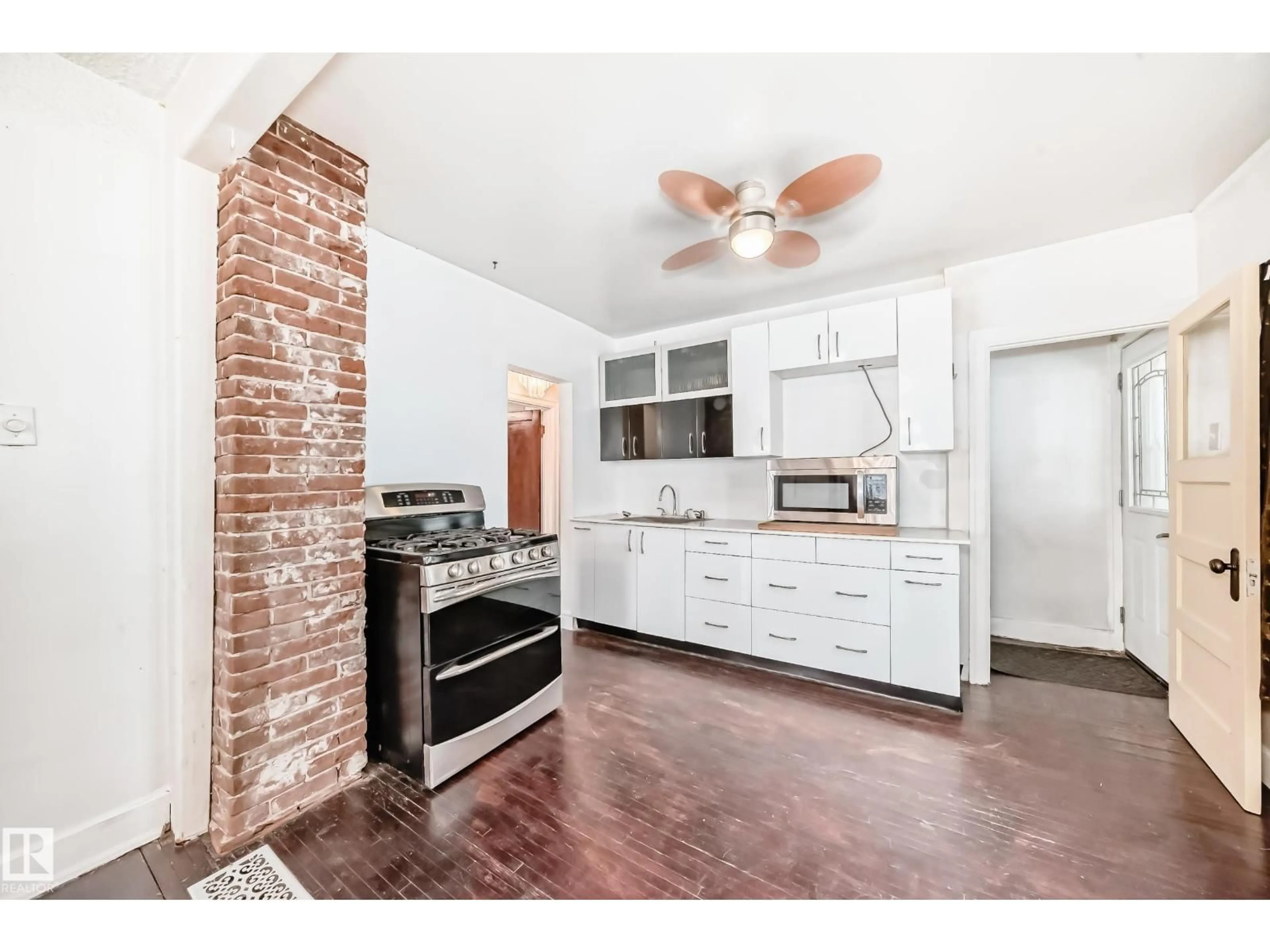 Open concept kitchen, unknown for NW - 11619 96 ST, Edmonton Alberta T5G1T8