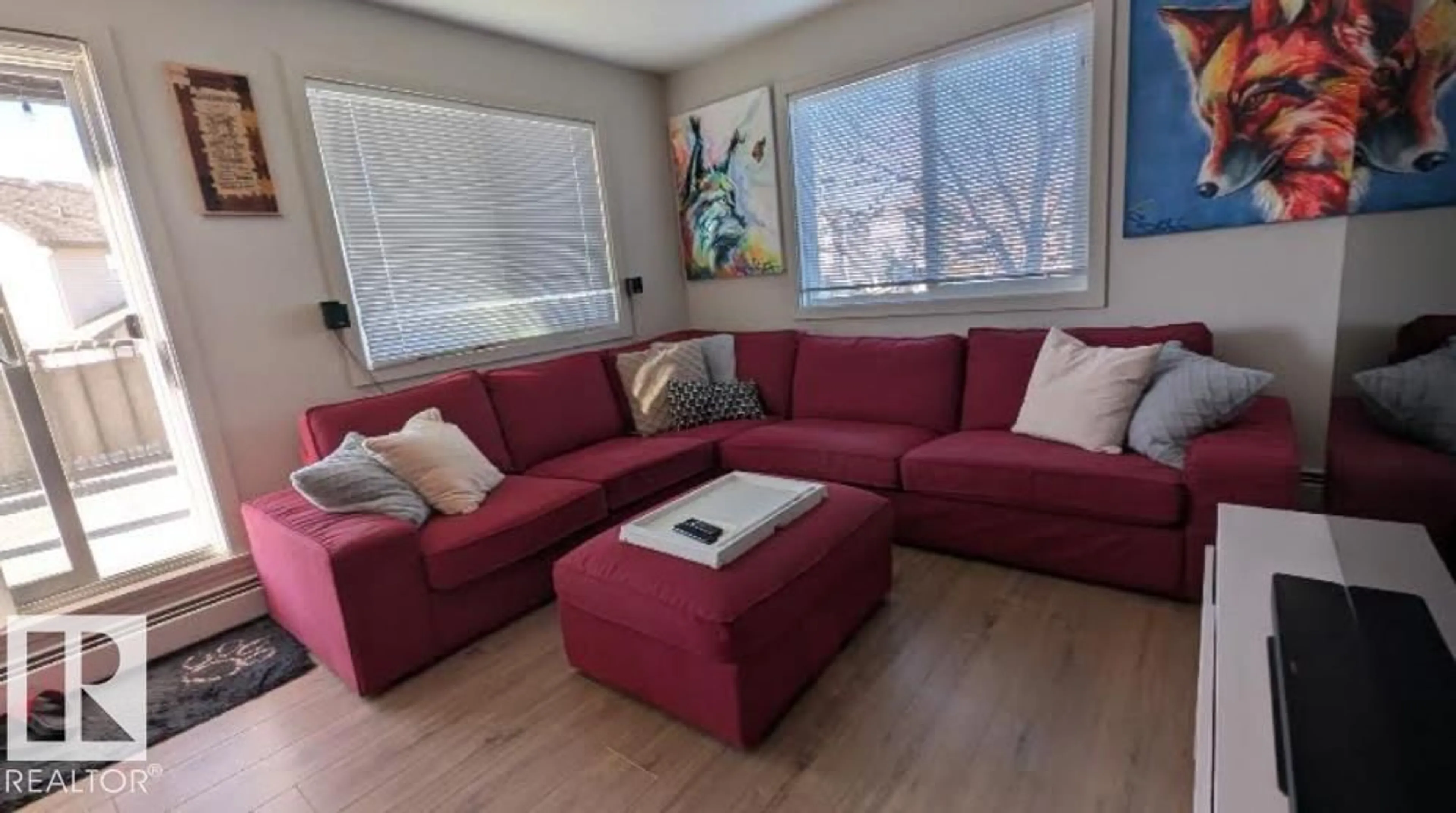 Living room with furniture, unknown for 120 - 5404 7 AV, Edmonton Alberta T6X2X4