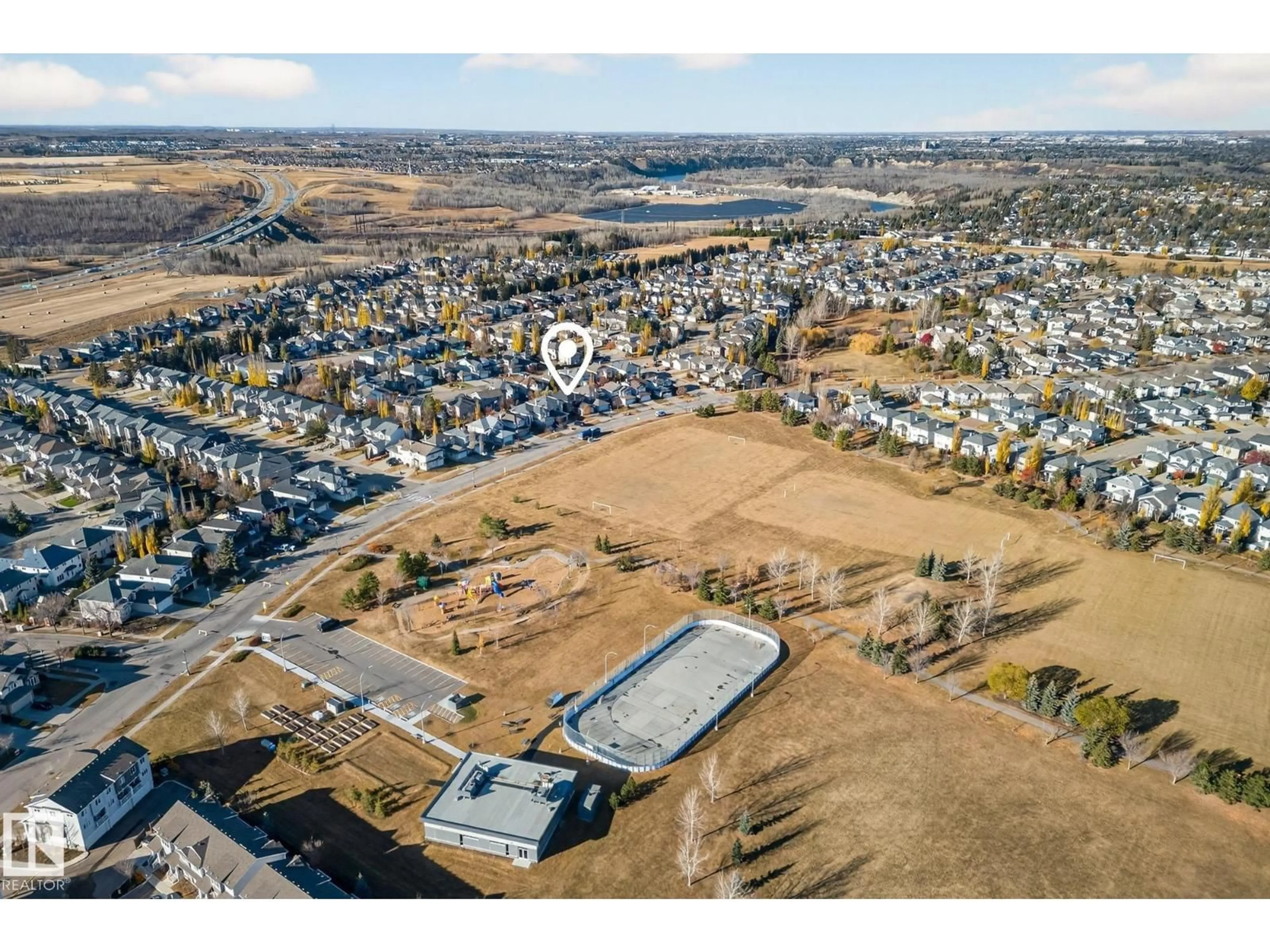 A pic from outside/outdoor area/front of a property/back of a property/a pic from drone, unknown for 2078 HADDOW DR, Edmonton Alberta T6R3B8