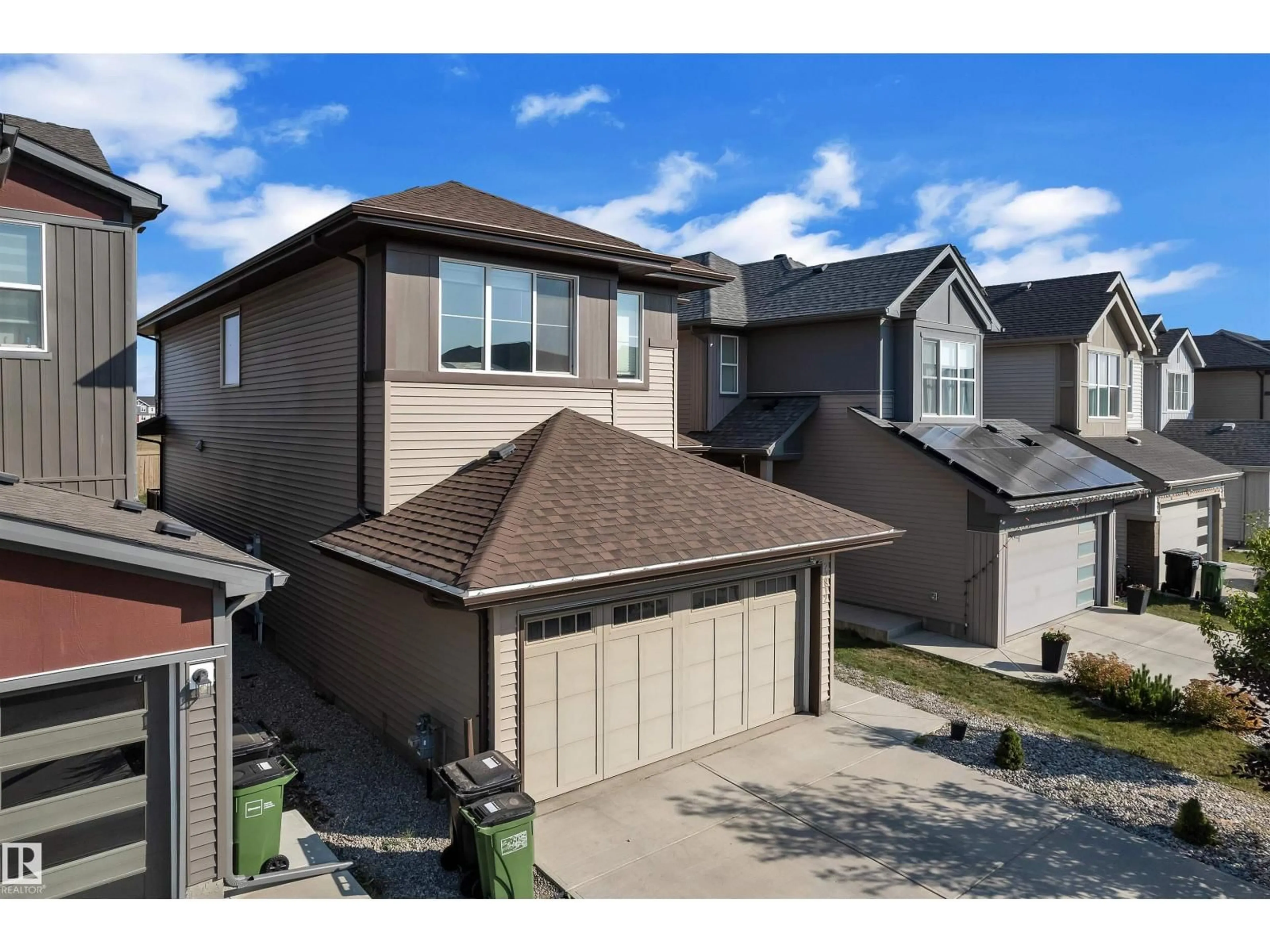 A pic from outside/outdoor area/front of a property/back of a property/a pic from drone, street for 22812 96 AV, Edmonton Alberta T5T7M5