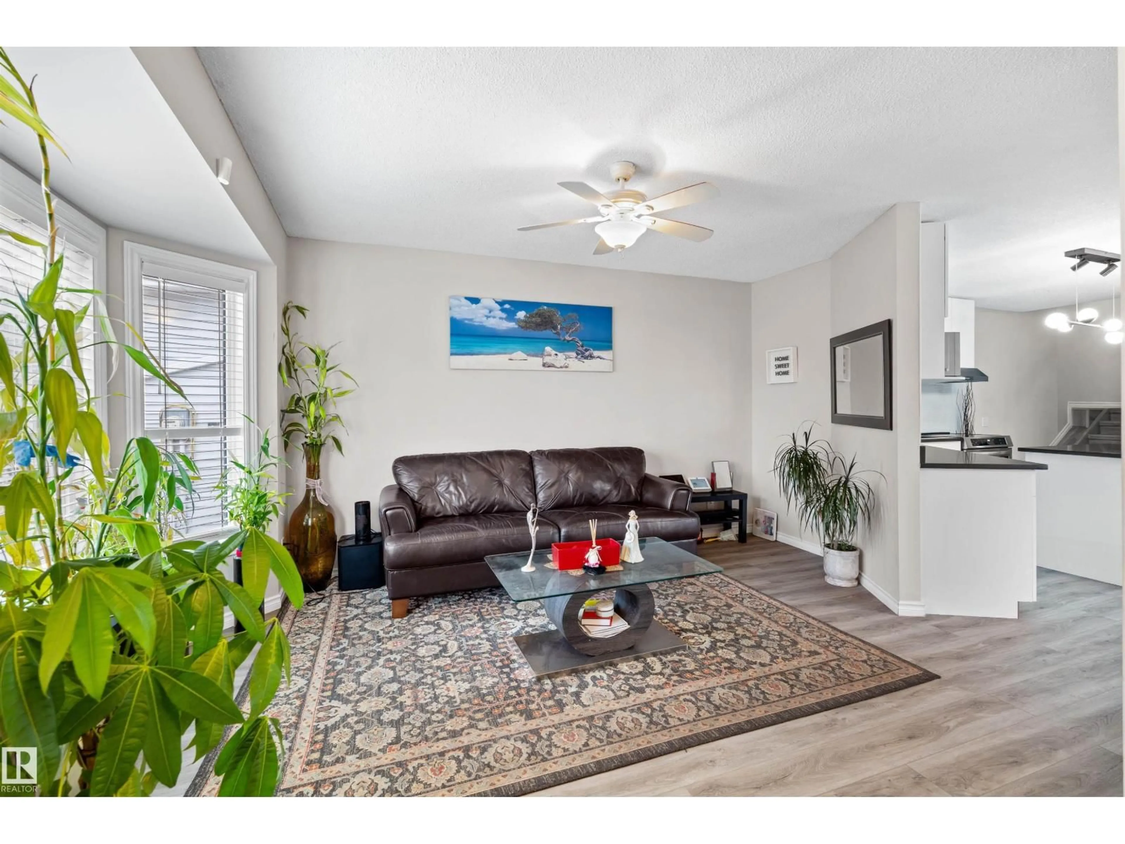 Living room with furniture, unknown for 8304 157 AV, Edmonton Alberta T5Z2P8