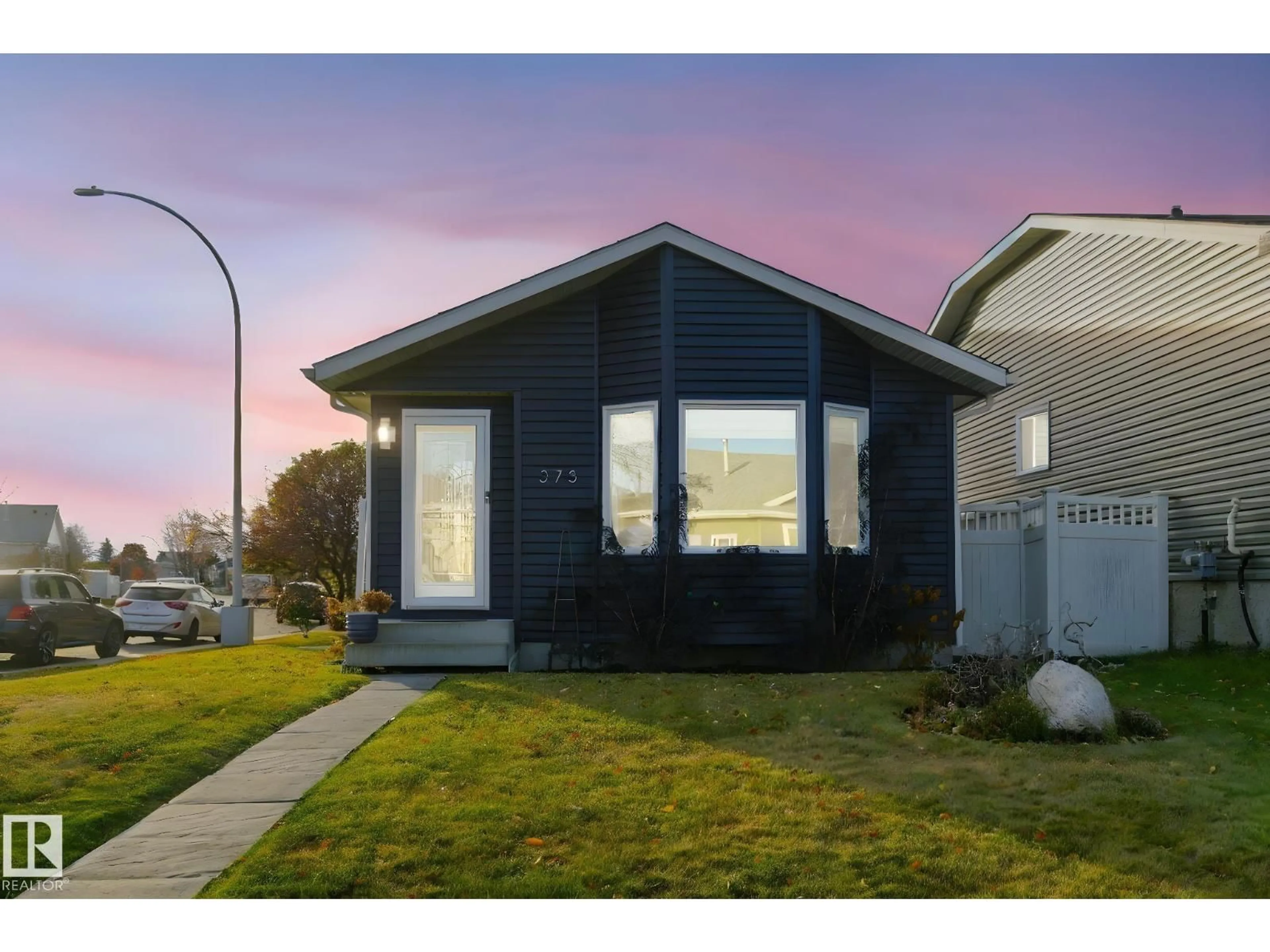 Home with vinyl exterior material, street for 373 KLINE CR, Edmonton Alberta T6L6K7