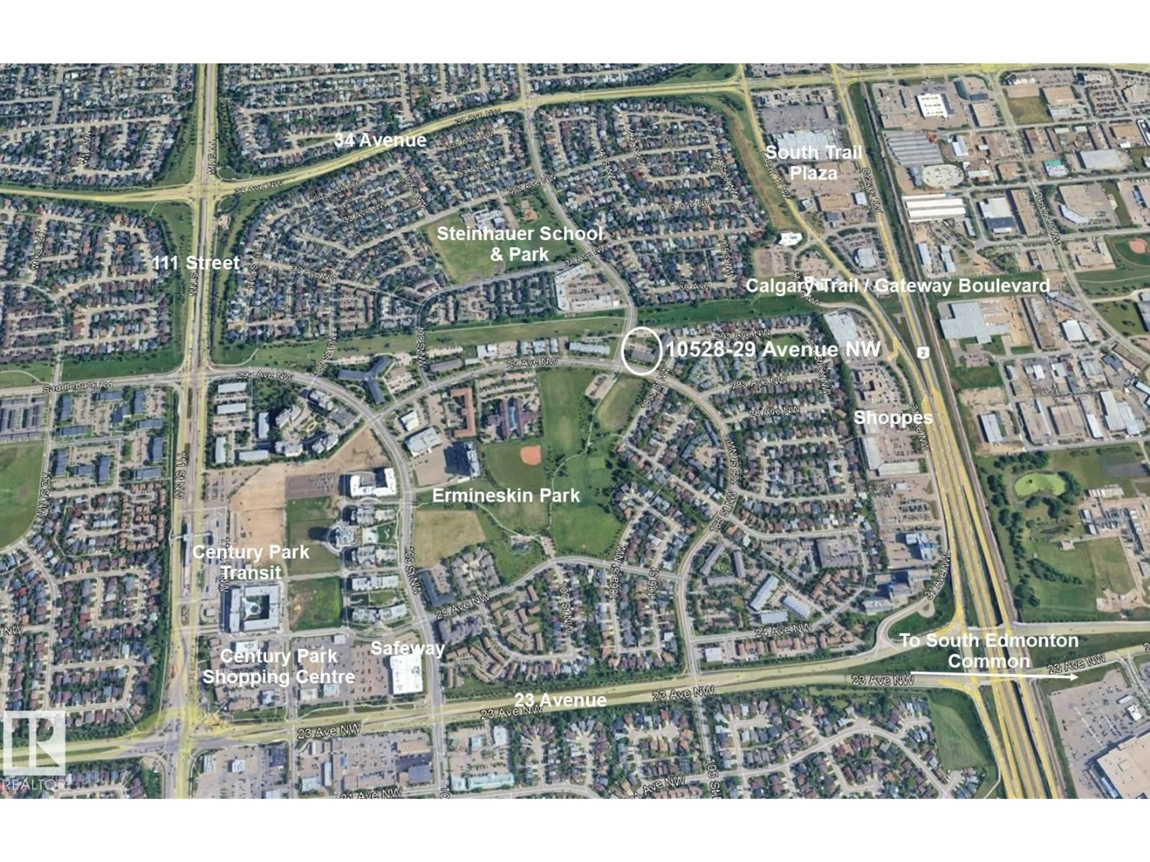 Picture of a map for #303 - 10528 29 AV, Edmonton Alberta T6J4J2