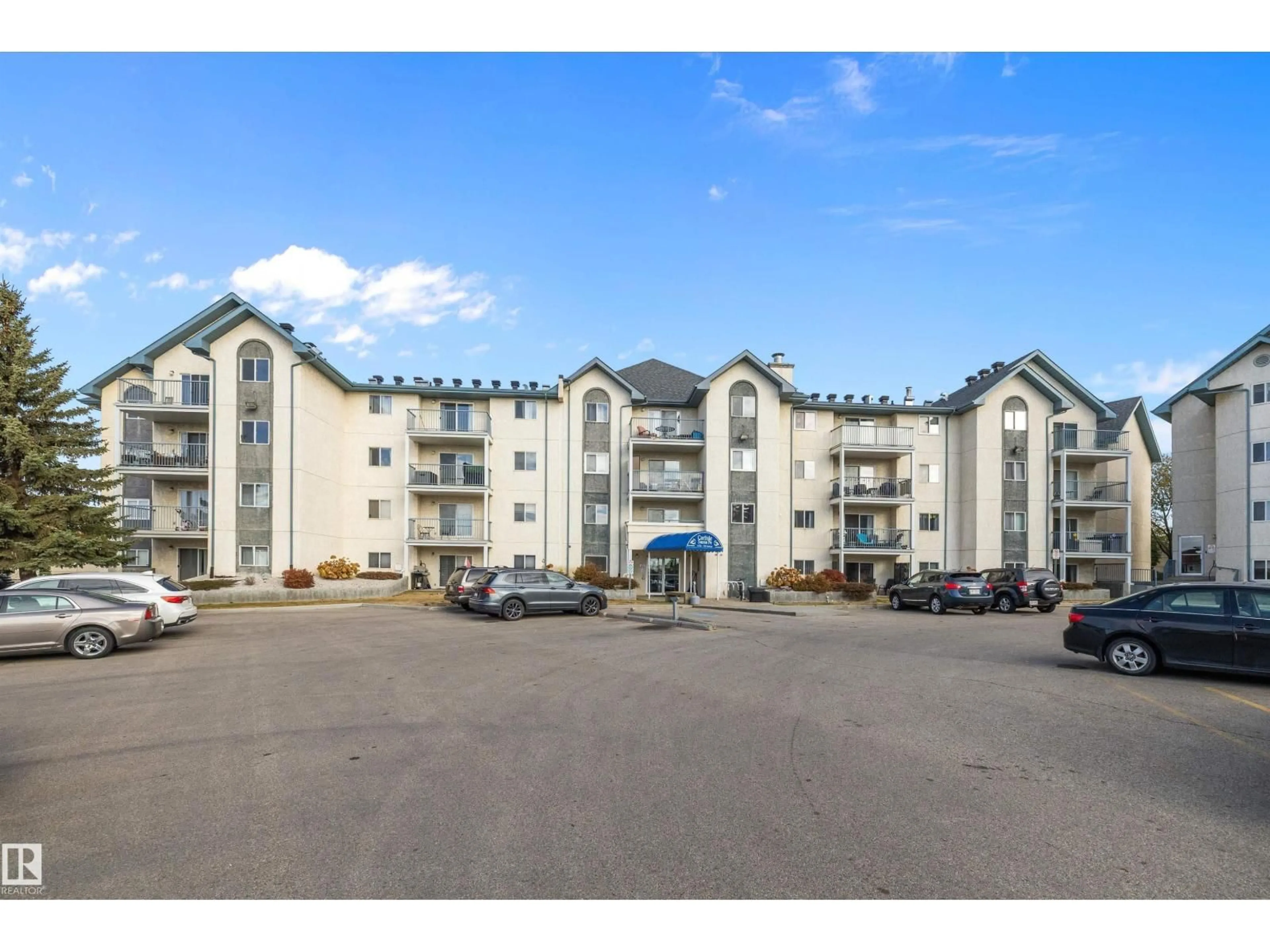 A pic from outside/outdoor area/front of a property/back of a property/a pic from drone, unknown for #422 - 6720 158 AV, Edmonton Alberta T5Z3B1