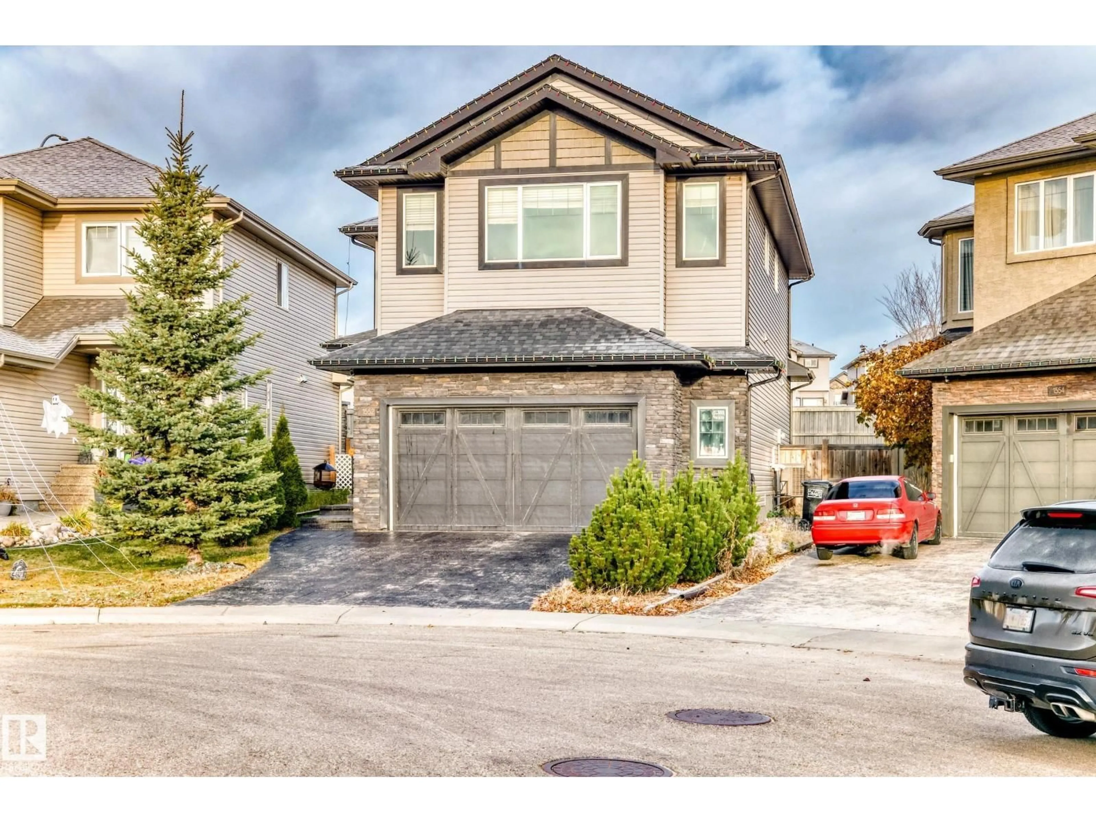 Home with brick exterior material, street for CA SW - 1552 CUNNINGHAM CAPE, Edmonton Alberta T6W0Y3