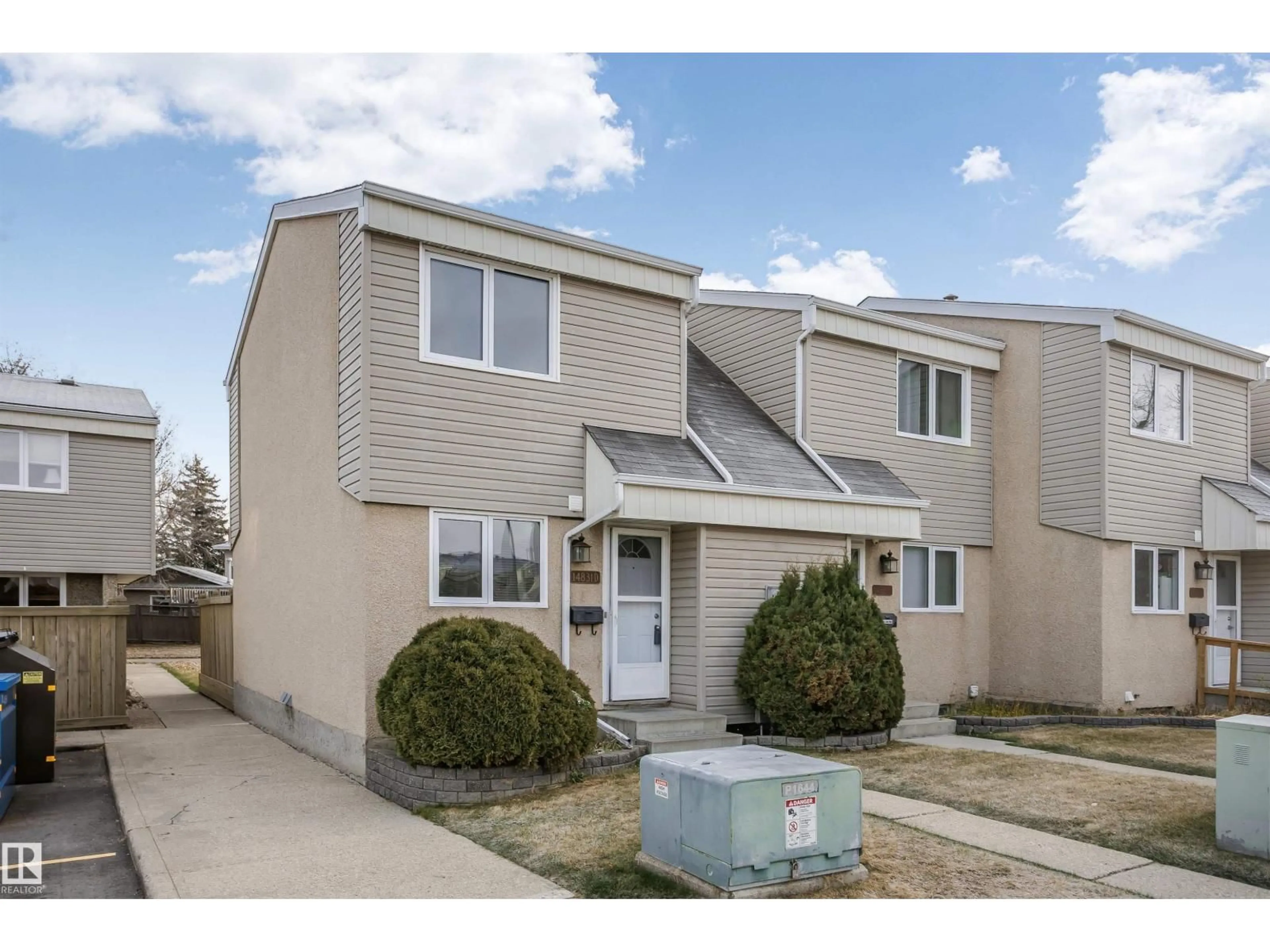 Home with vinyl exterior material, street for NW - 14831D RIVERBEND RD, Edmonton Alberta T6H5A9