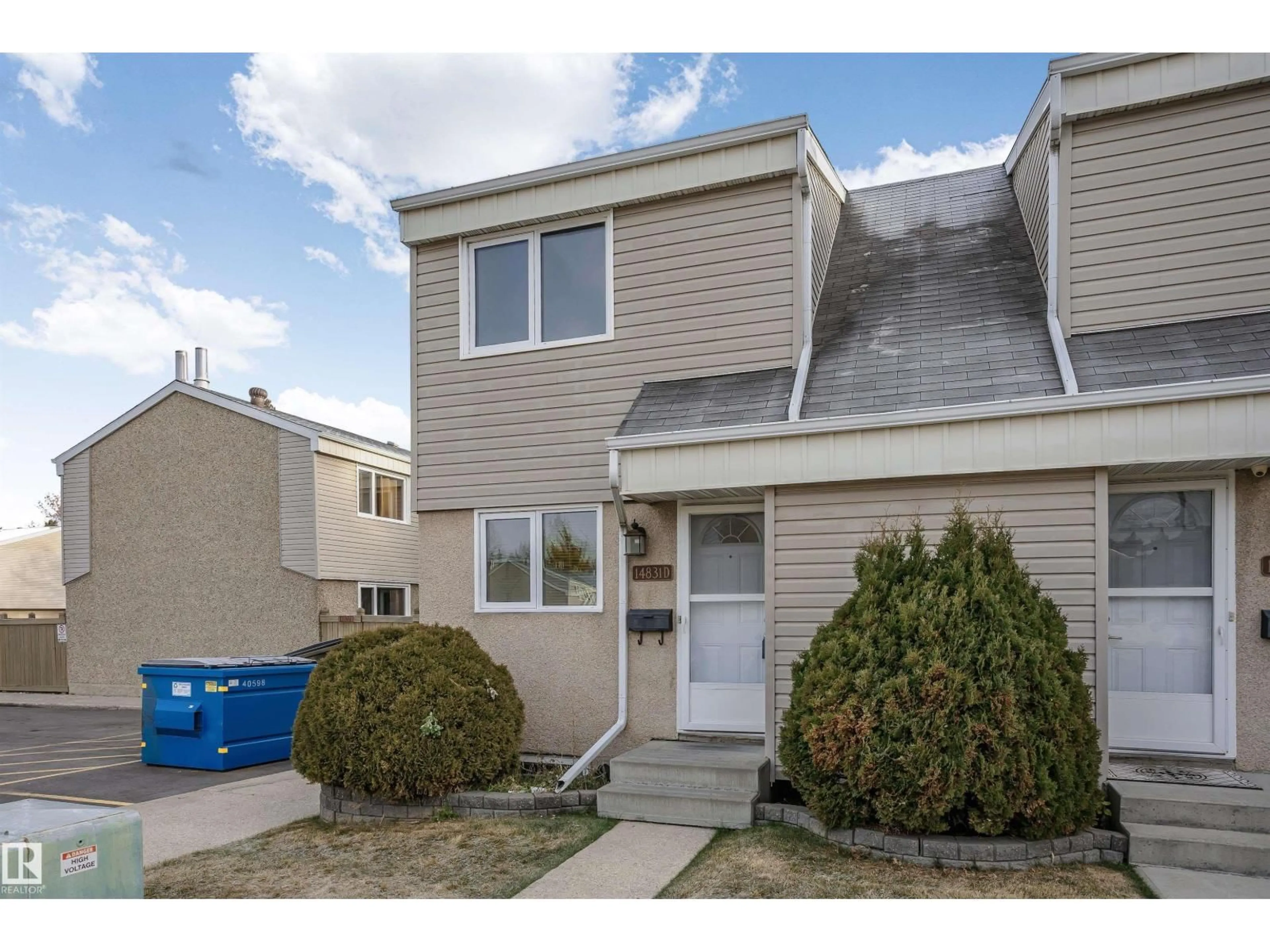 Home with vinyl exterior material, street for NW - 14831D RIVERBEND RD, Edmonton Alberta T6H5A9