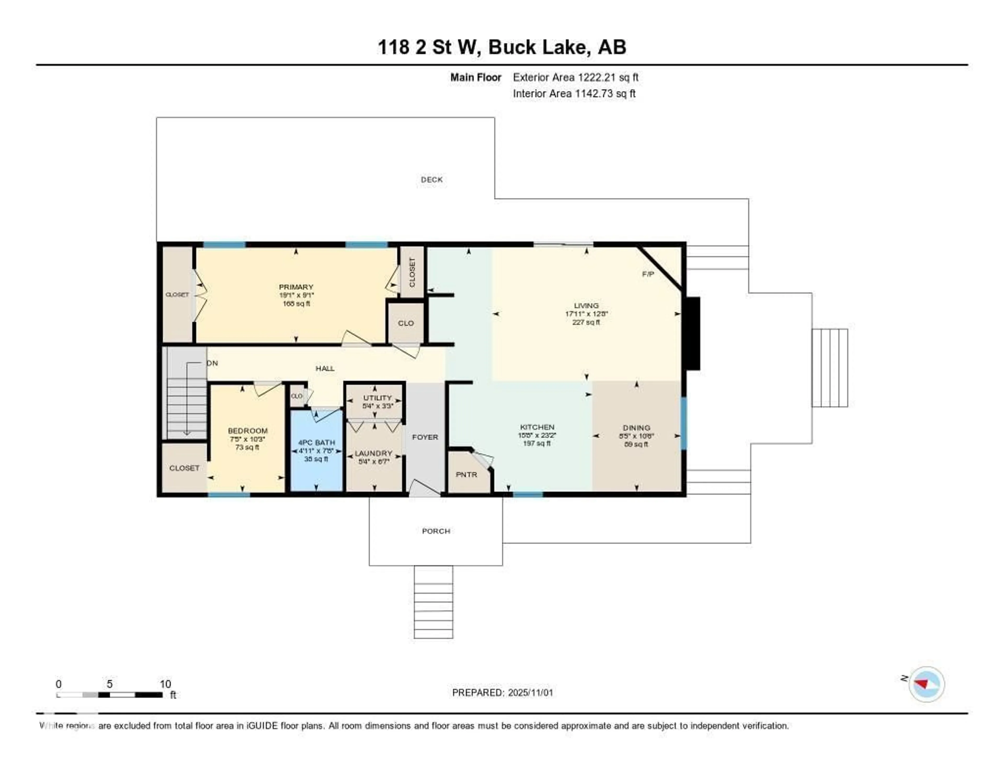 Floor plan for 118 2 ST, Rural Wetaskiwin County Alberta T0C0A0