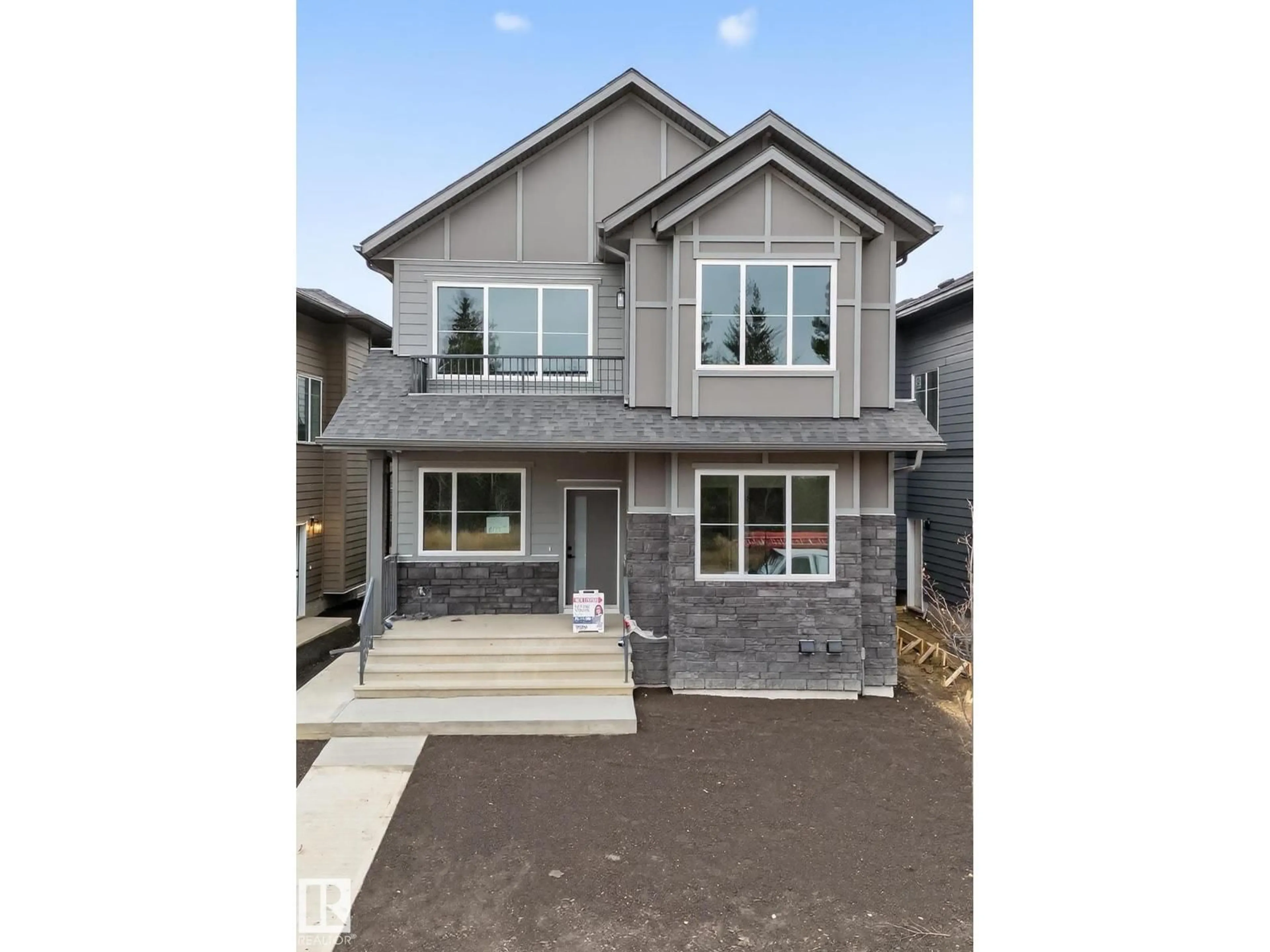 Home with vinyl exterior material, street for 6117 CRAWFORD DR, Edmonton Alberta T6W4L7
