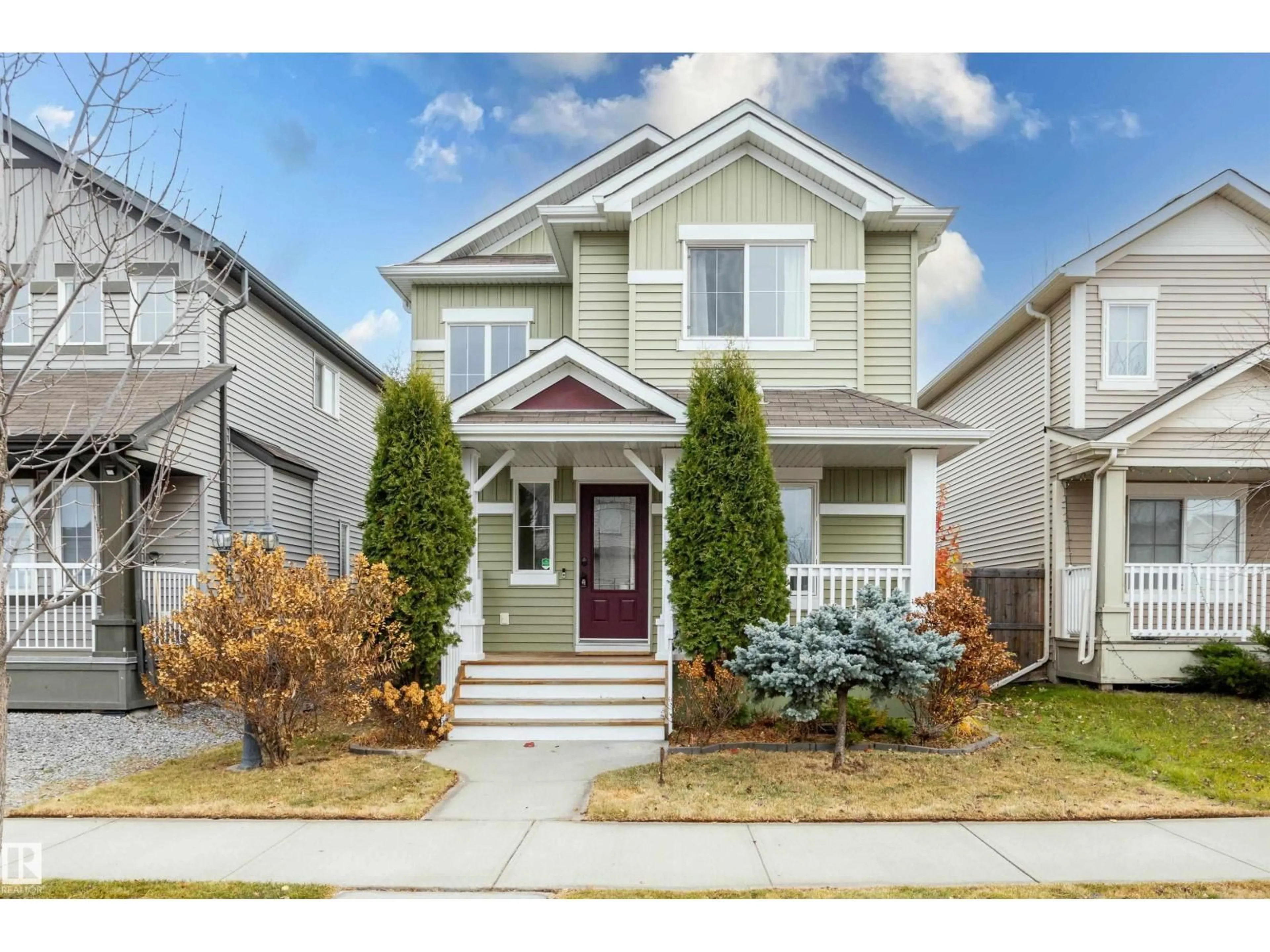 Home with vinyl exterior material, street for SW - 1739 56 ST, Edmonton Alberta T6X1P8