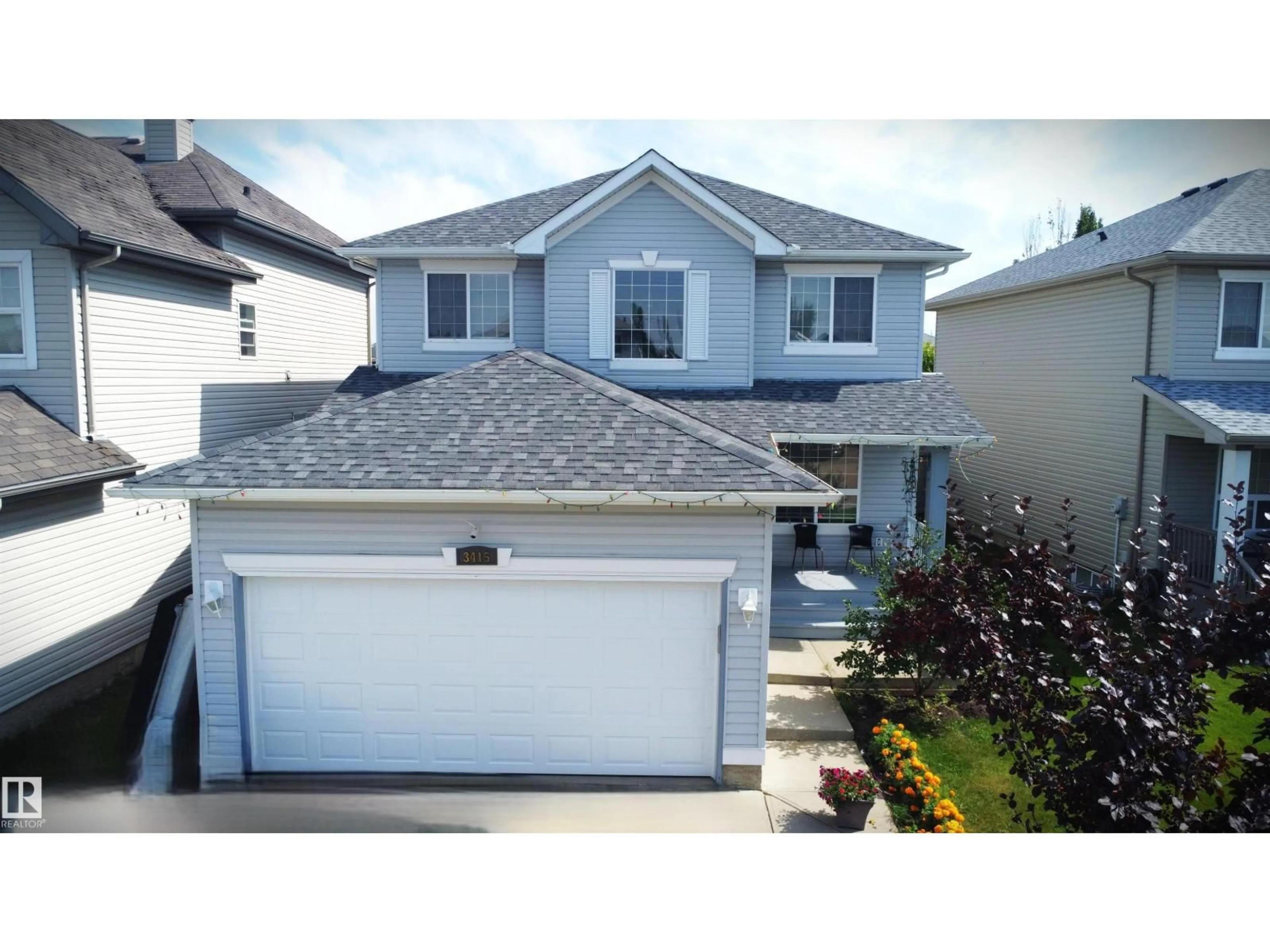 Home with vinyl exterior material, street for 3415 25 ST, Edmonton Alberta T6T0B1