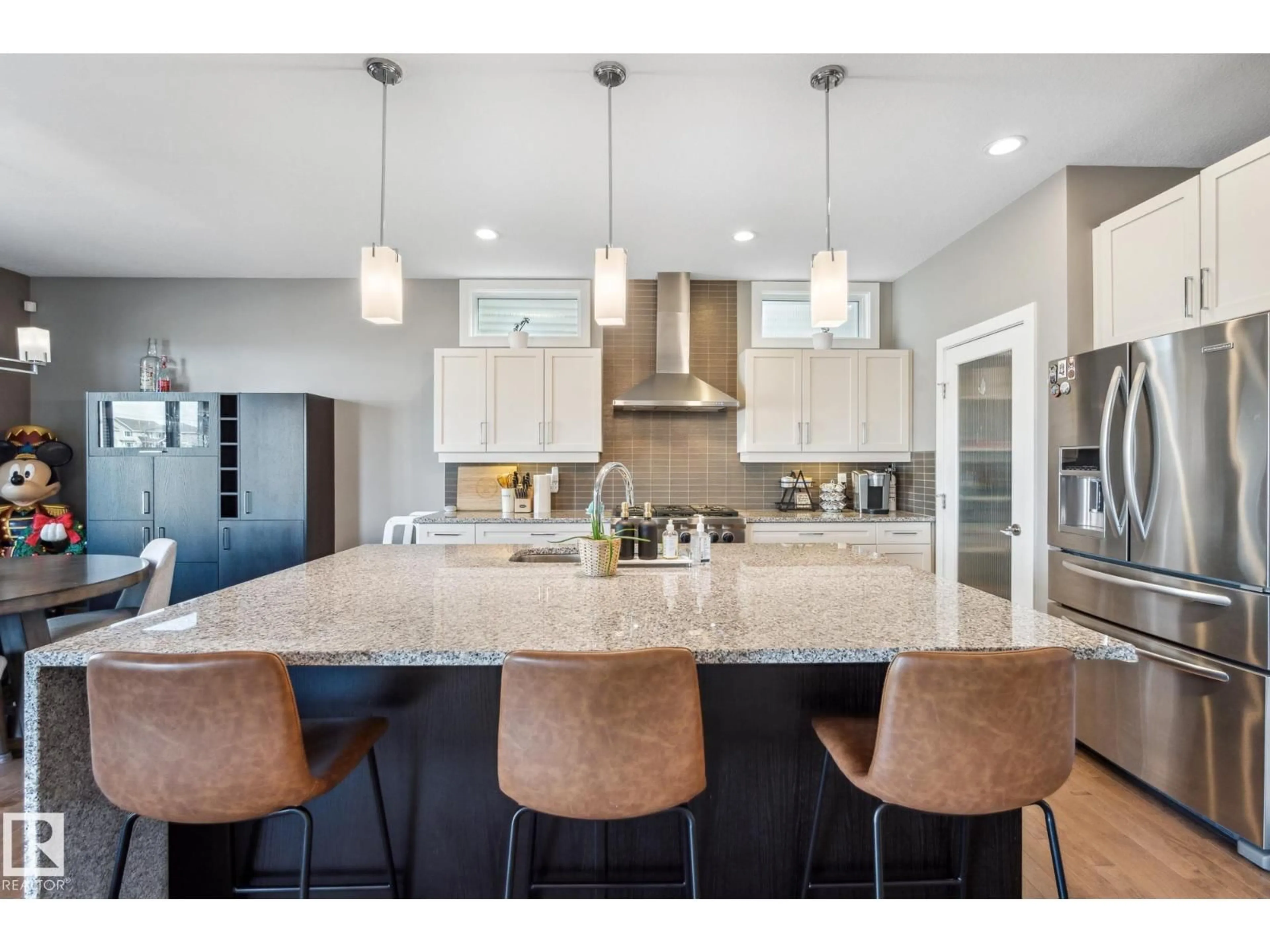 Contemporary kitchen, ceramic/tile floor for 2135 GLENRIDDING WY, Edmonton Alberta T6W2H4