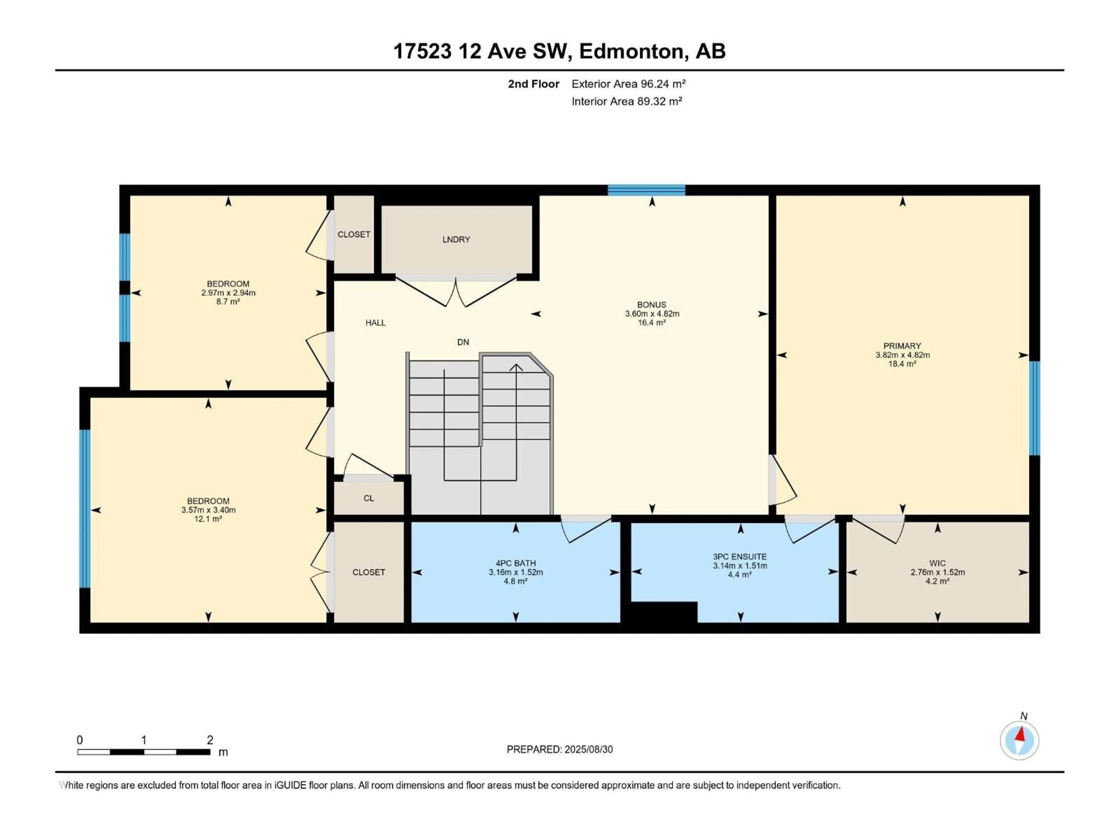 Floor plan for SW - 17523 12 AV, Edmonton Alberta T6W2B8