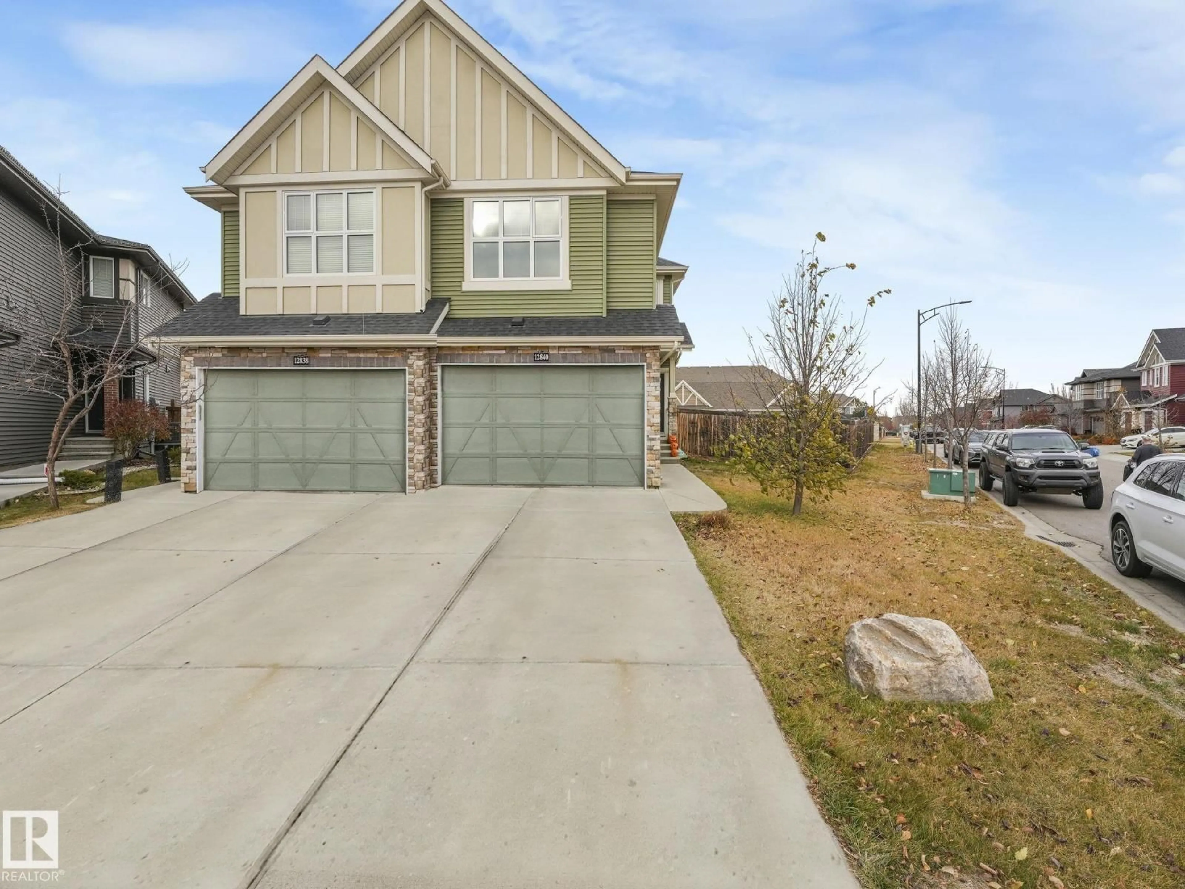 Home with brick exterior material, street for NW - 12840 205 ST, Edmonton Alberta T5S0L7