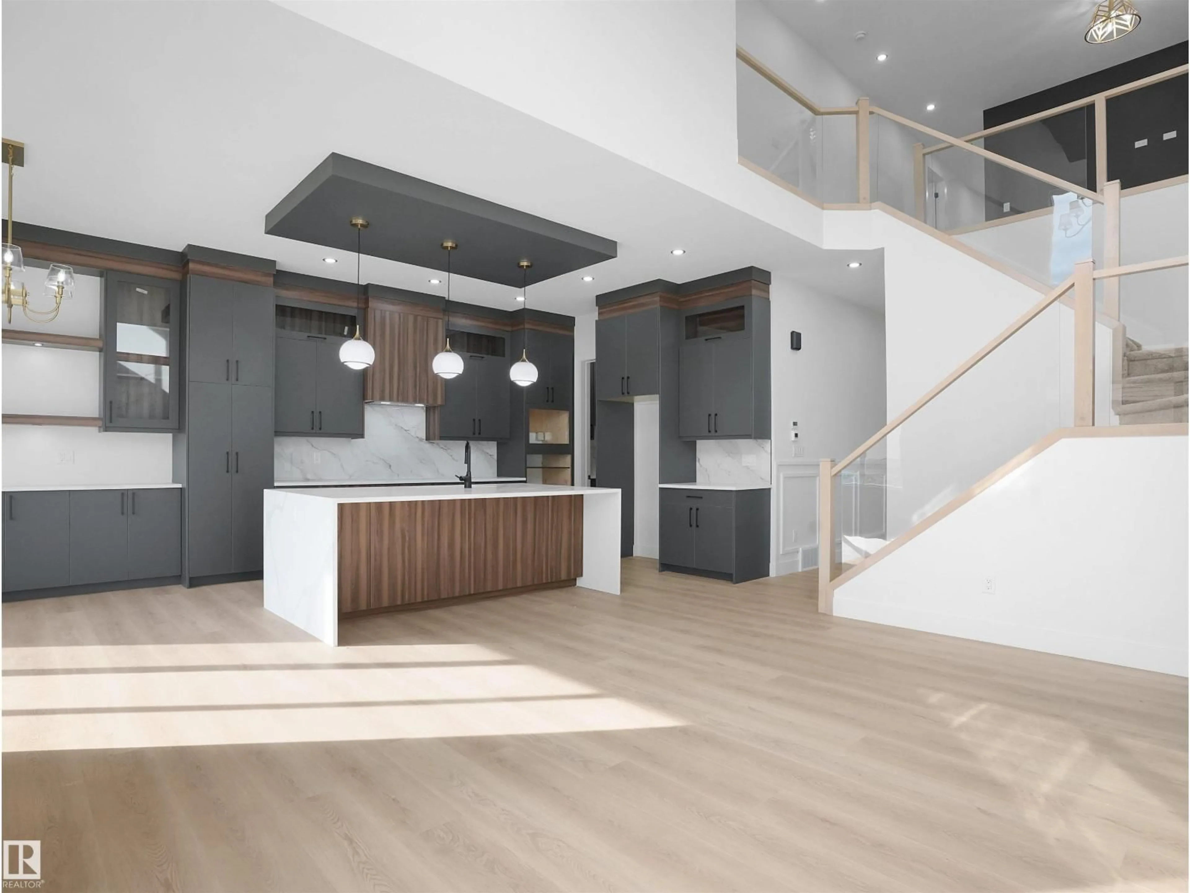 Open concept kitchen, unknown for 1113 GYRFALCON CR, Edmonton Alberta T5S0S5