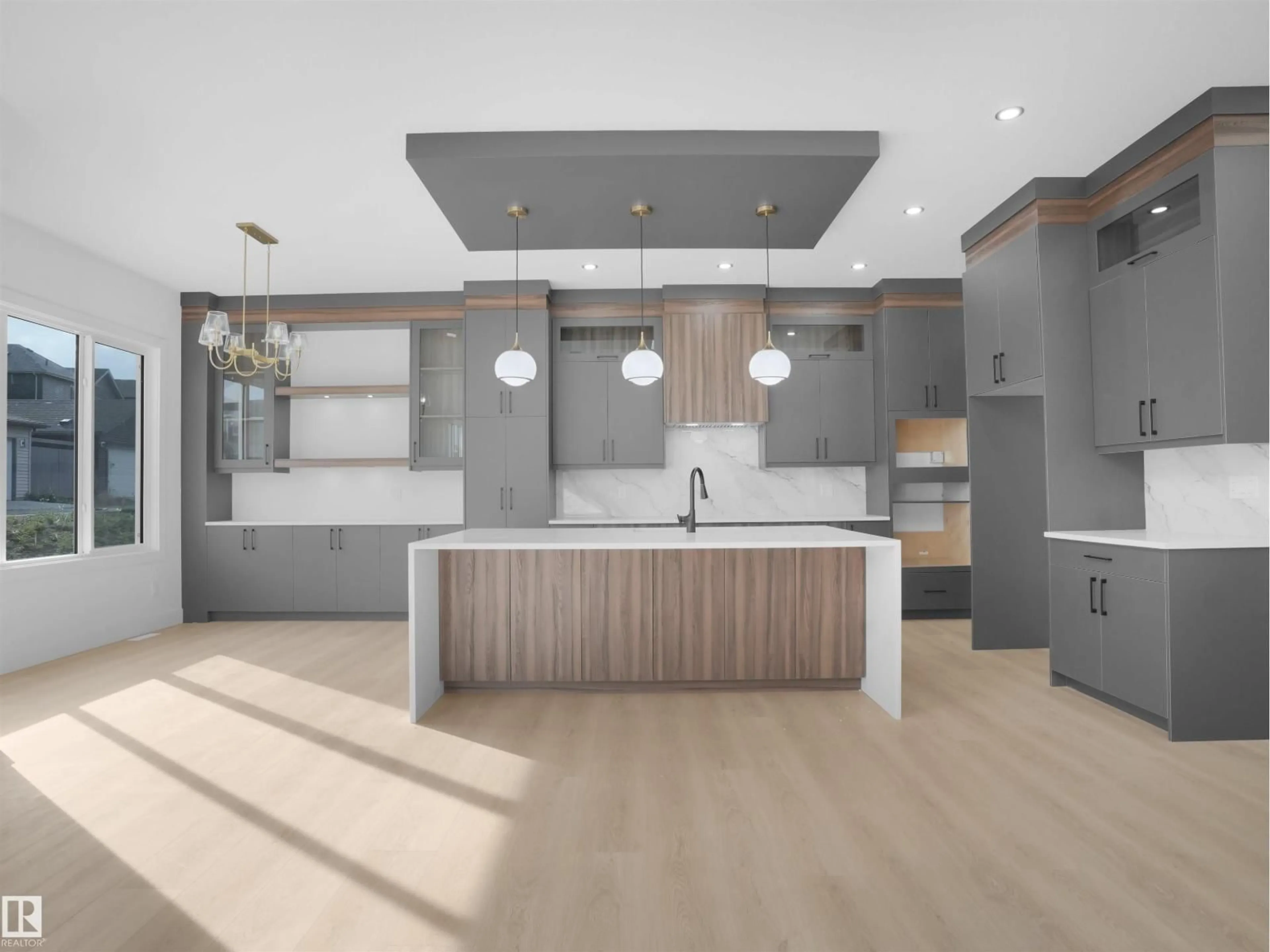 Open concept kitchen, unknown for 1113 GYRFALCON CR, Edmonton Alberta T5S0S5