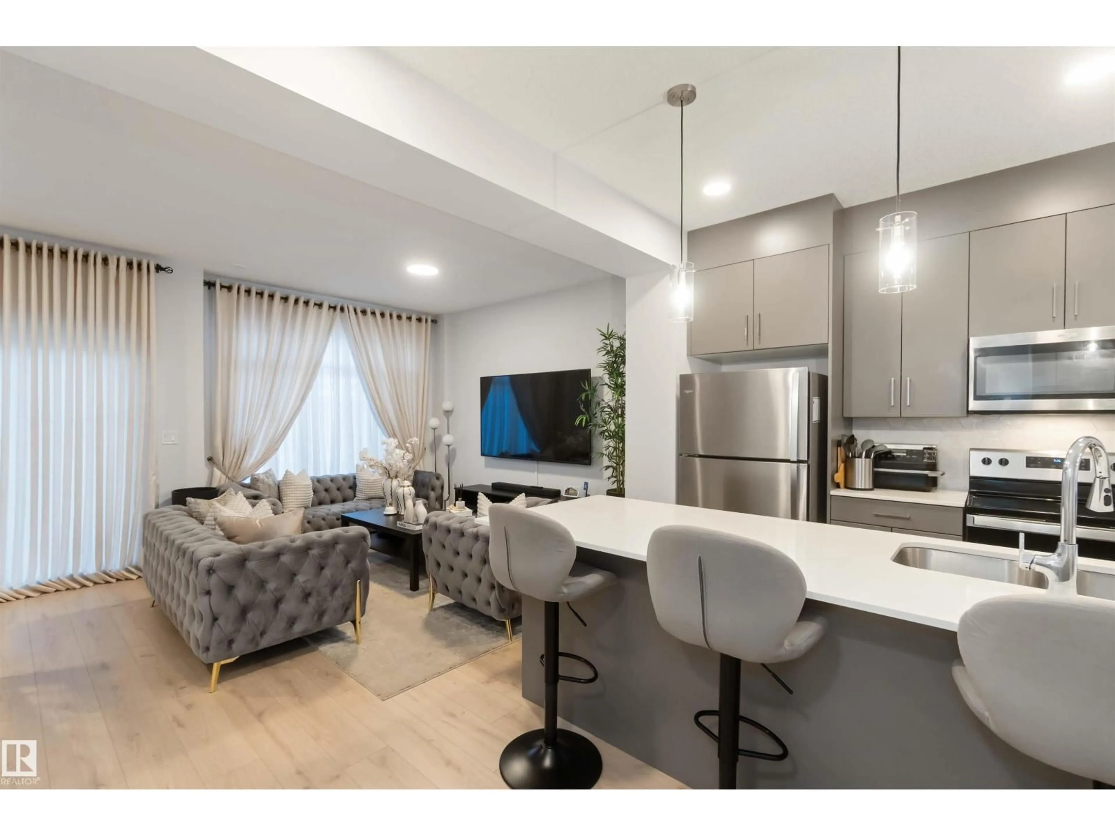 Open concept kitchen, unknown for 9 - 6214 CARTMELL CT, Edmonton Alberta T6W3L5