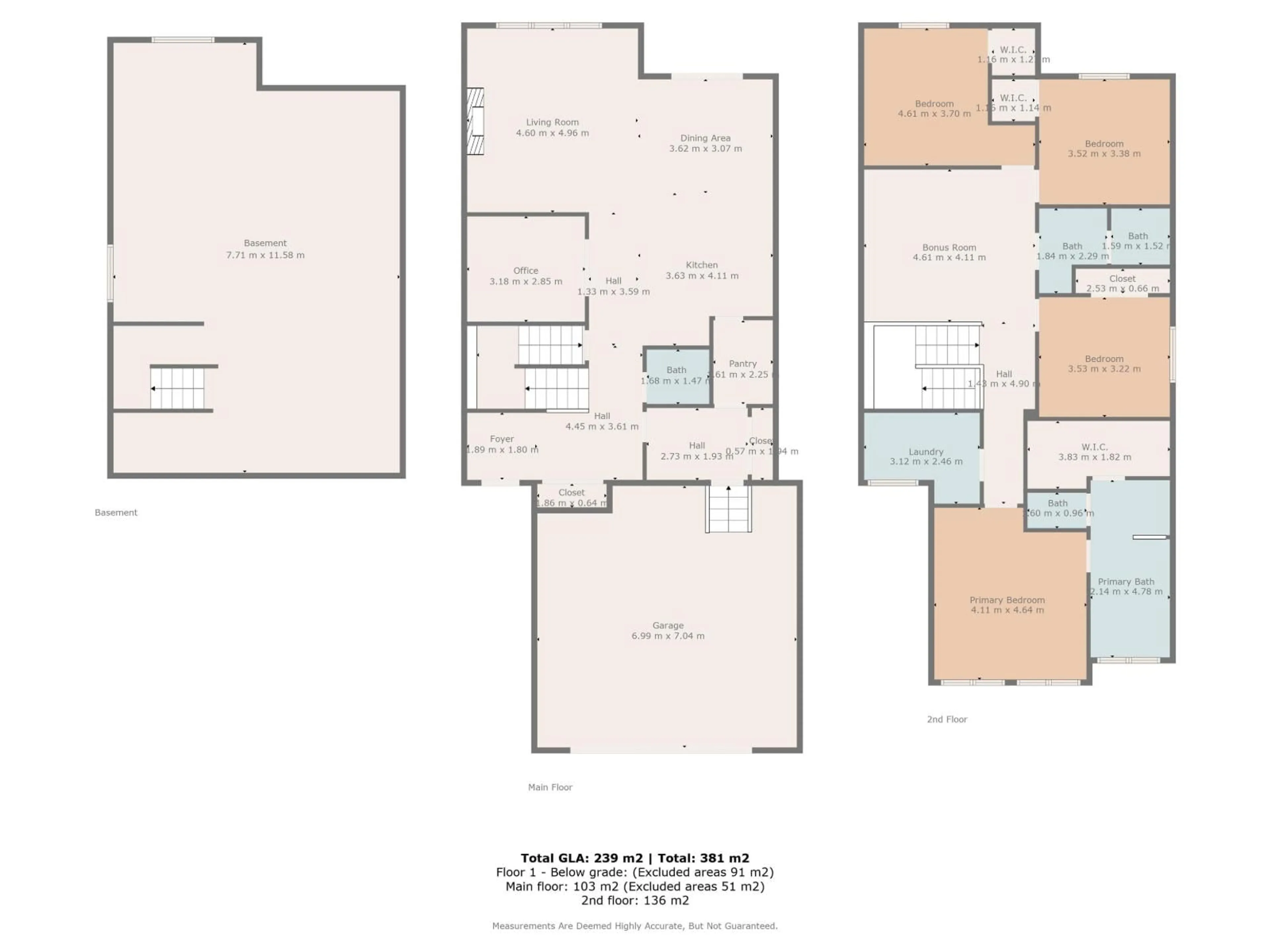 Floor plan for 2 CLOUTIER CL, St. Albert Alberta T8T2C9