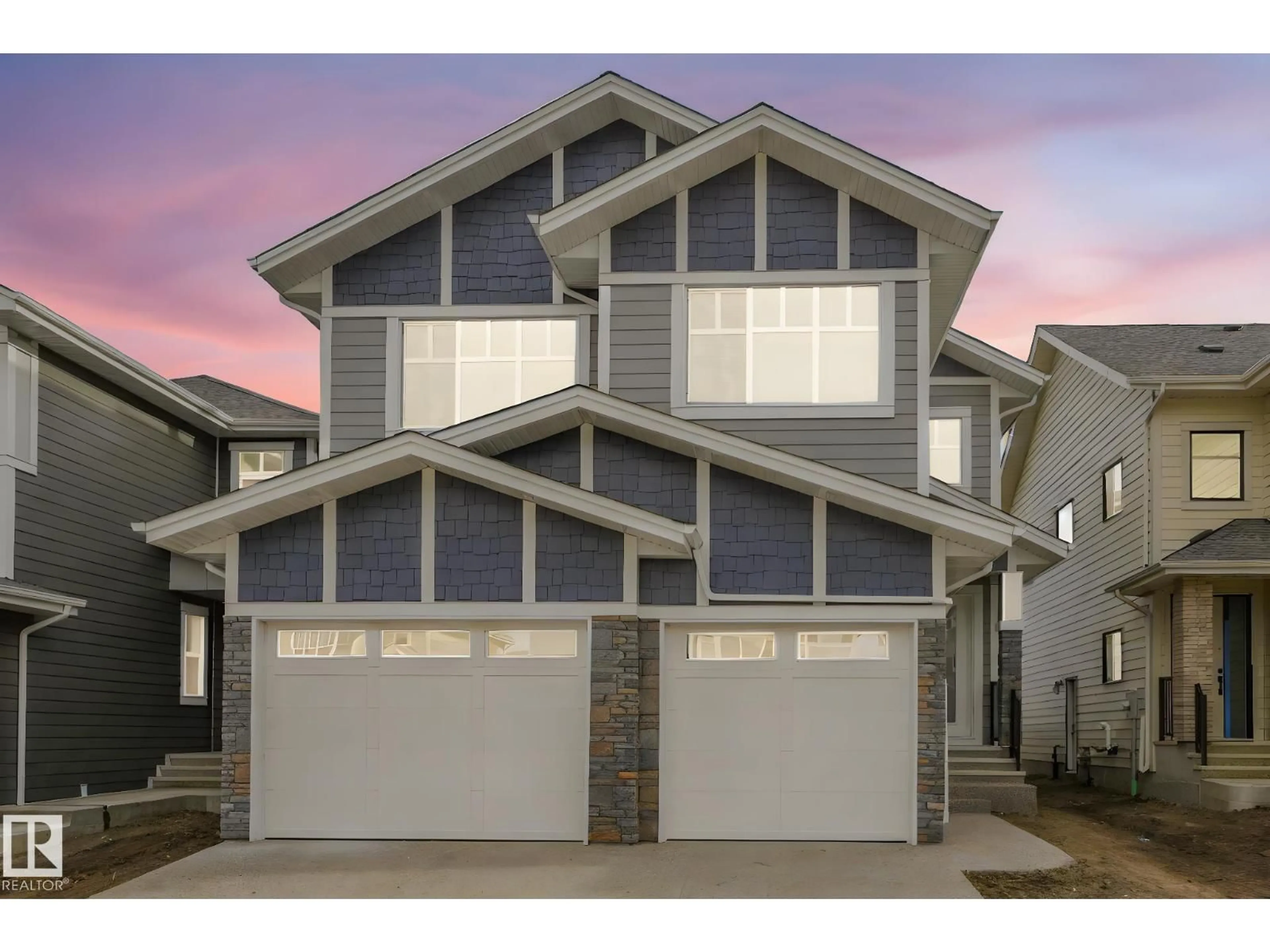 Home with vinyl exterior material, street for 21 BIRKSHIRE CRESCENT, Sherwood Park Alberta T8B0C6