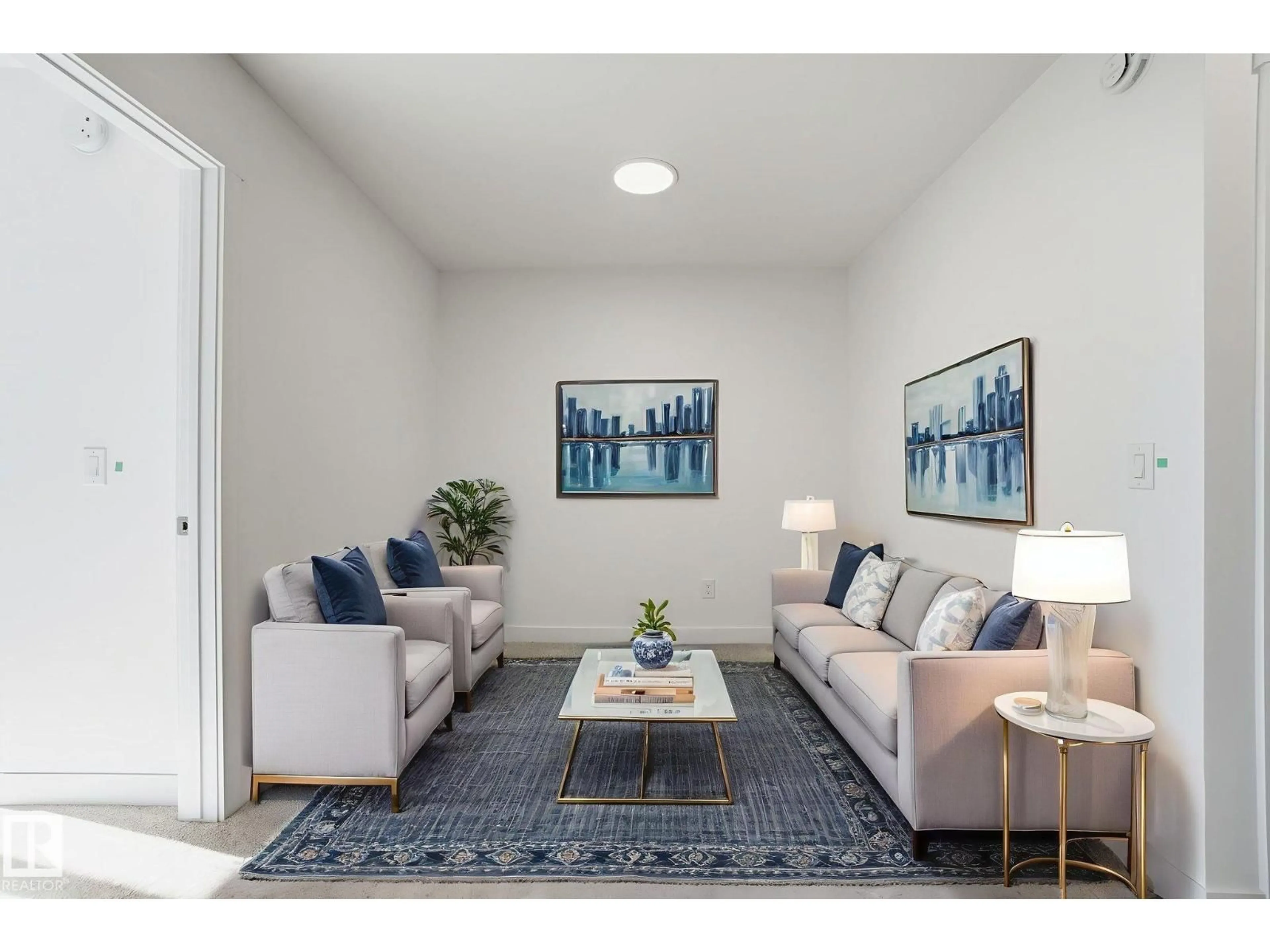 Living room with furniture, unknown for 67 SERENO LN, Fort Saskatchewan Alberta T8L0Z9