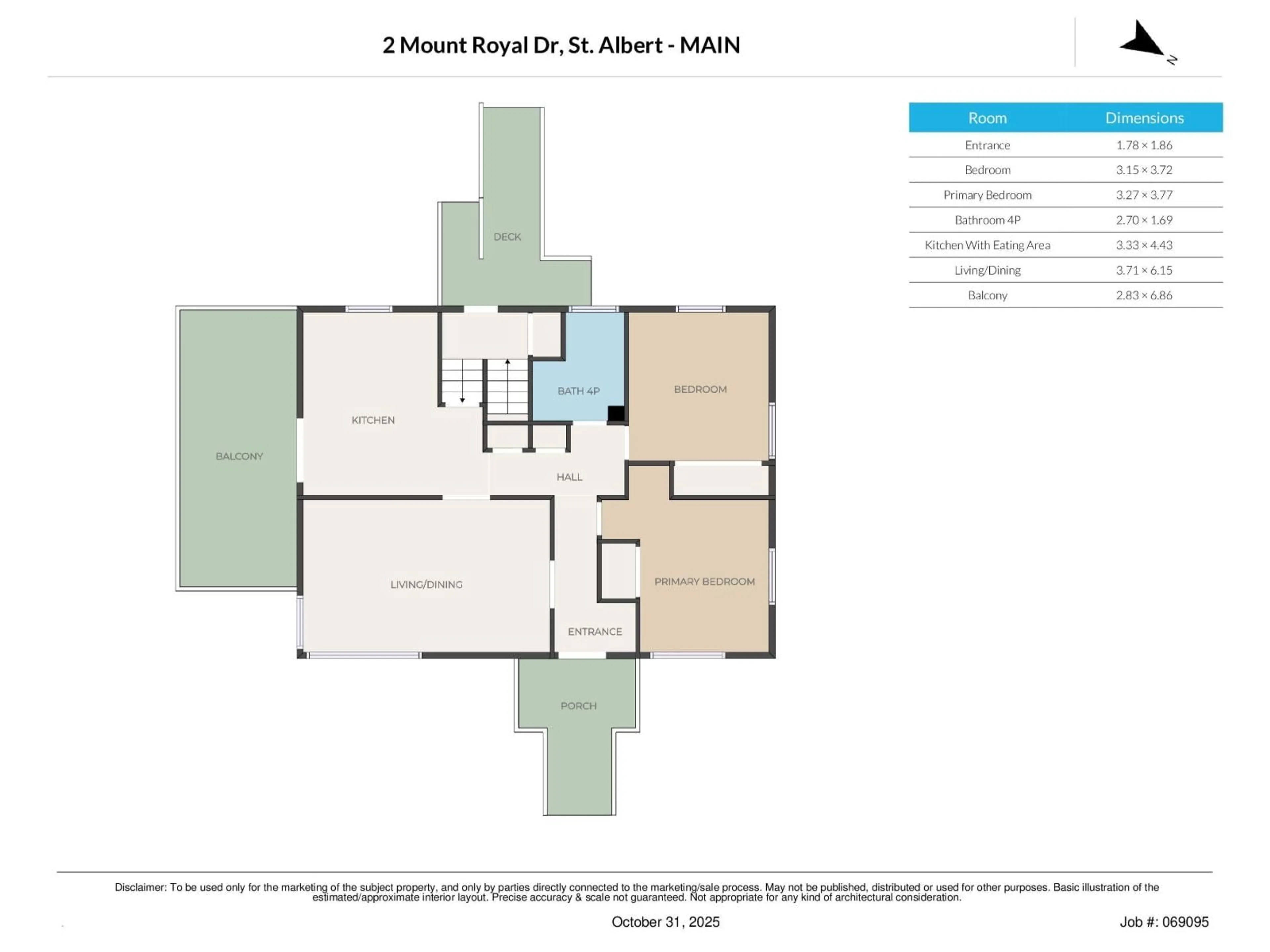 Floor plan for 2 MOUNT ROYAL DR, St. Albert Alberta T8N1J4